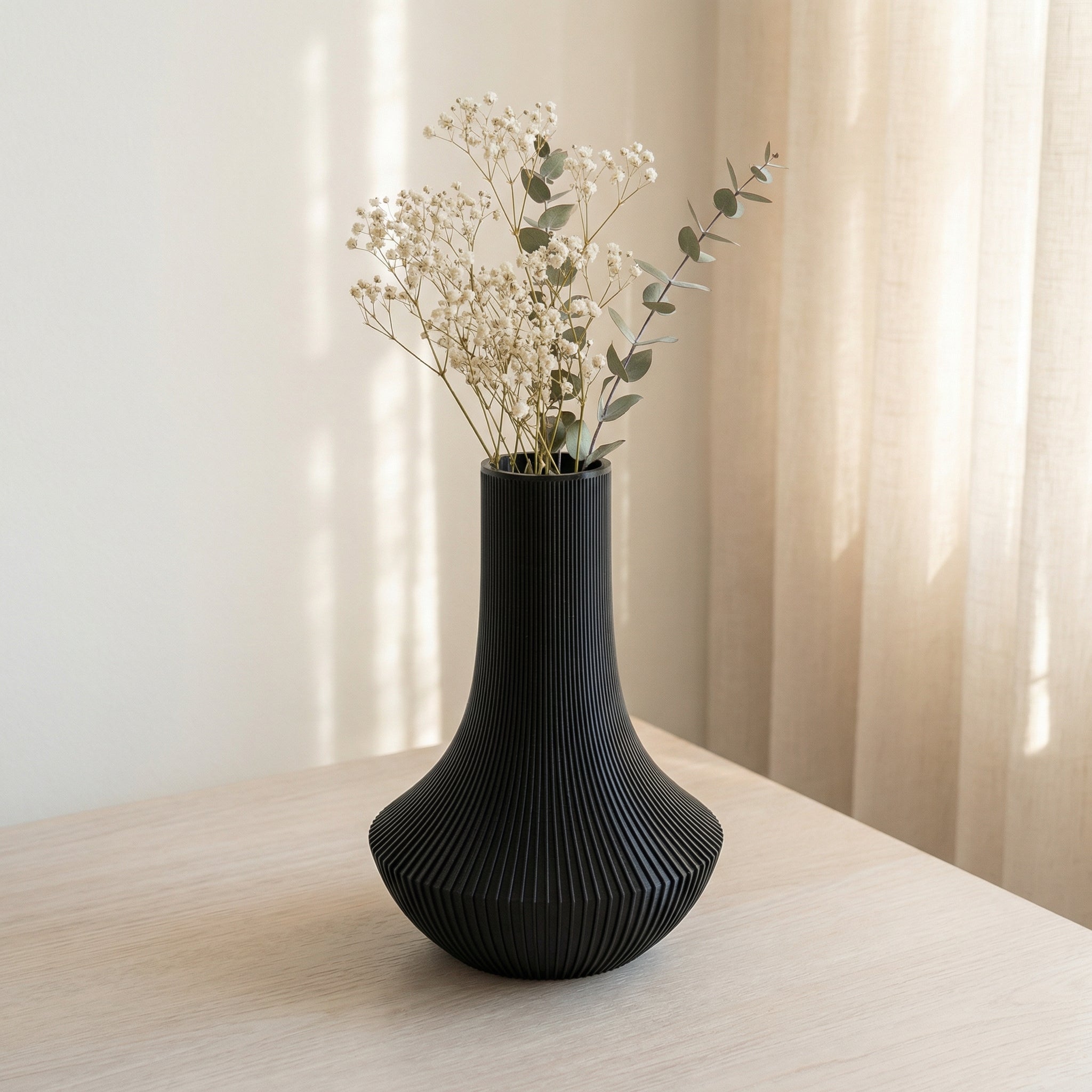 Vaso Kora Verticale Preto — foto 13