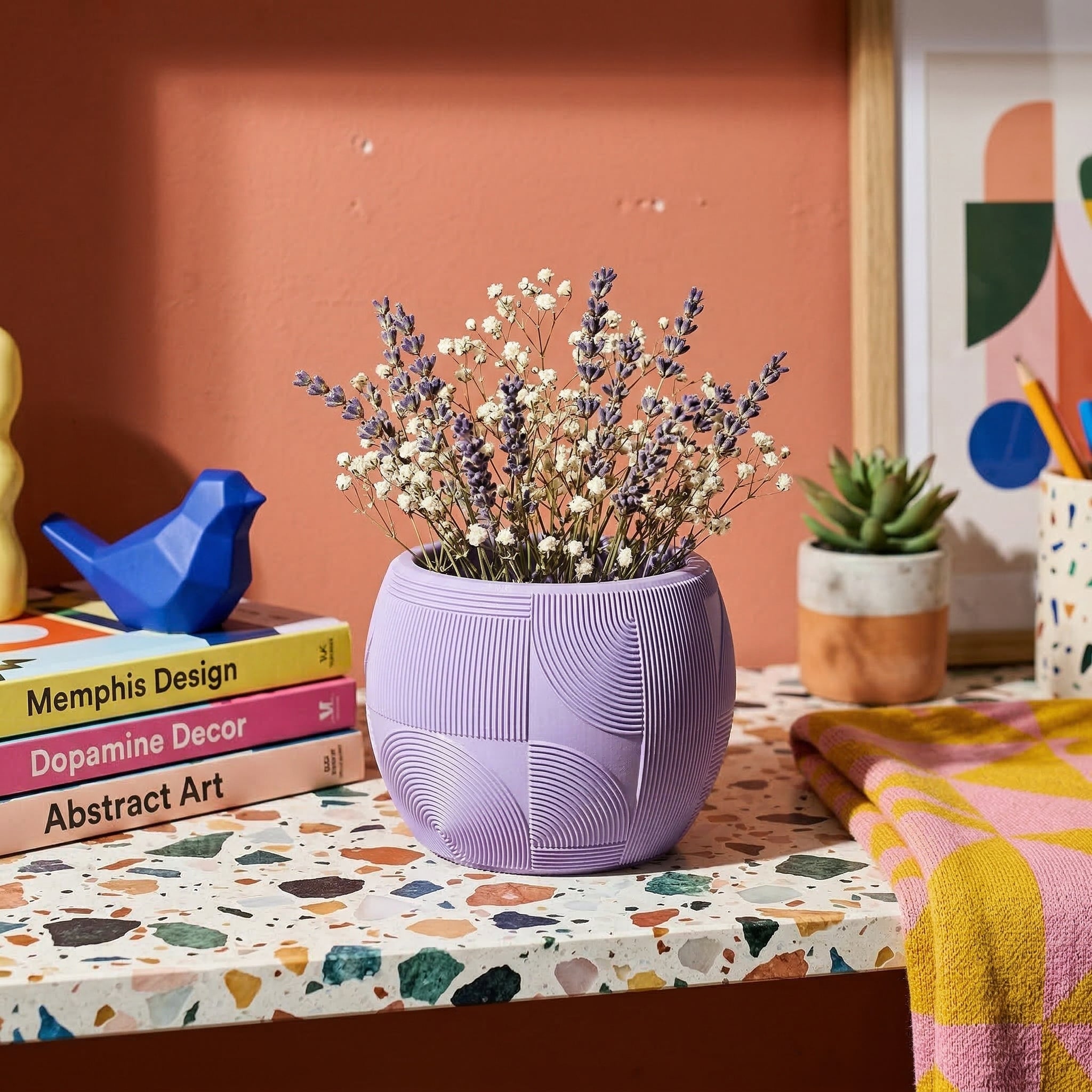 Vaso Muhen - Refined Texture - 78.4mm Roxo — foto 42