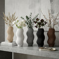 Vaso Aura Sinuosa Vertical Branco — foto 1