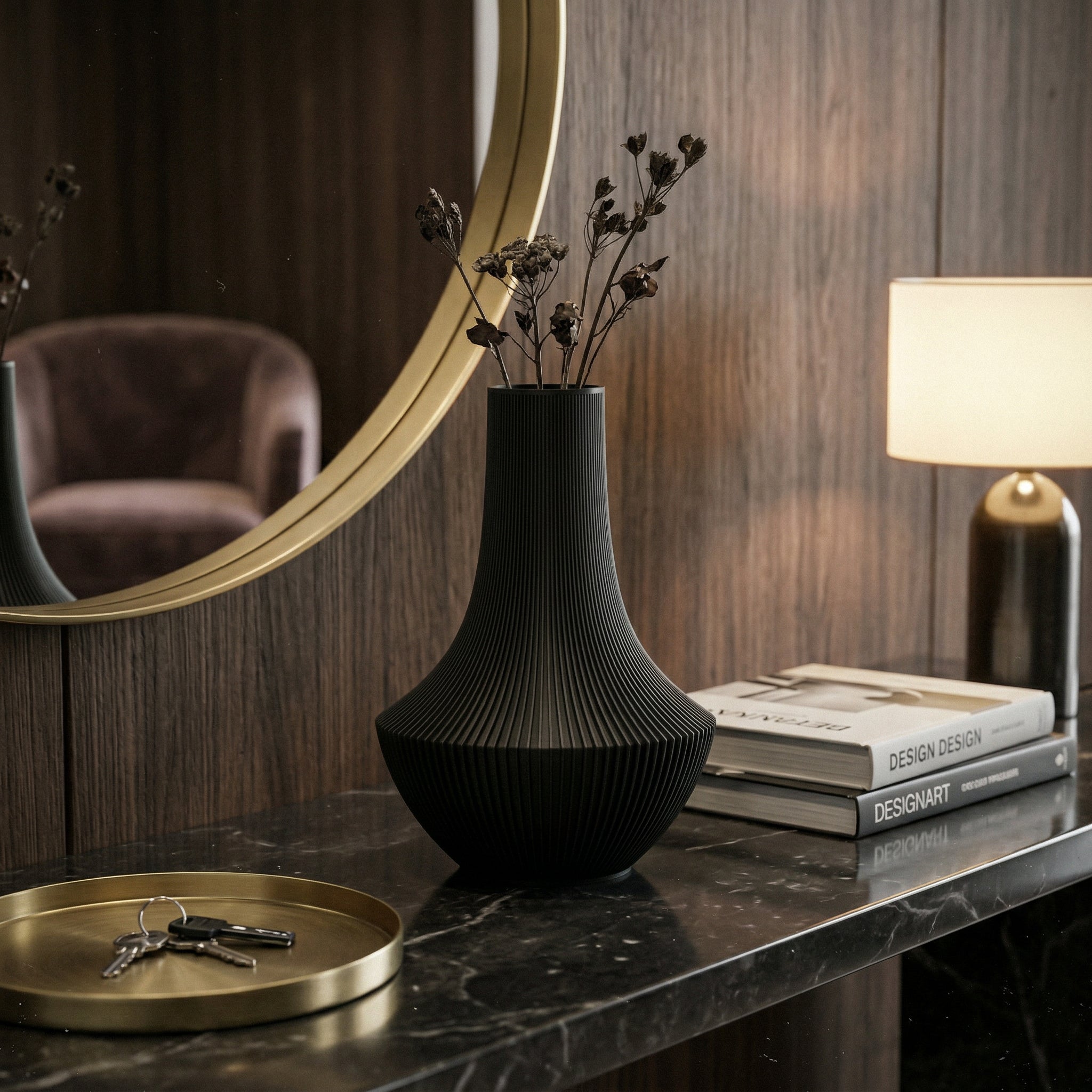 Vaso Kora Verticale Preto — foto 17
