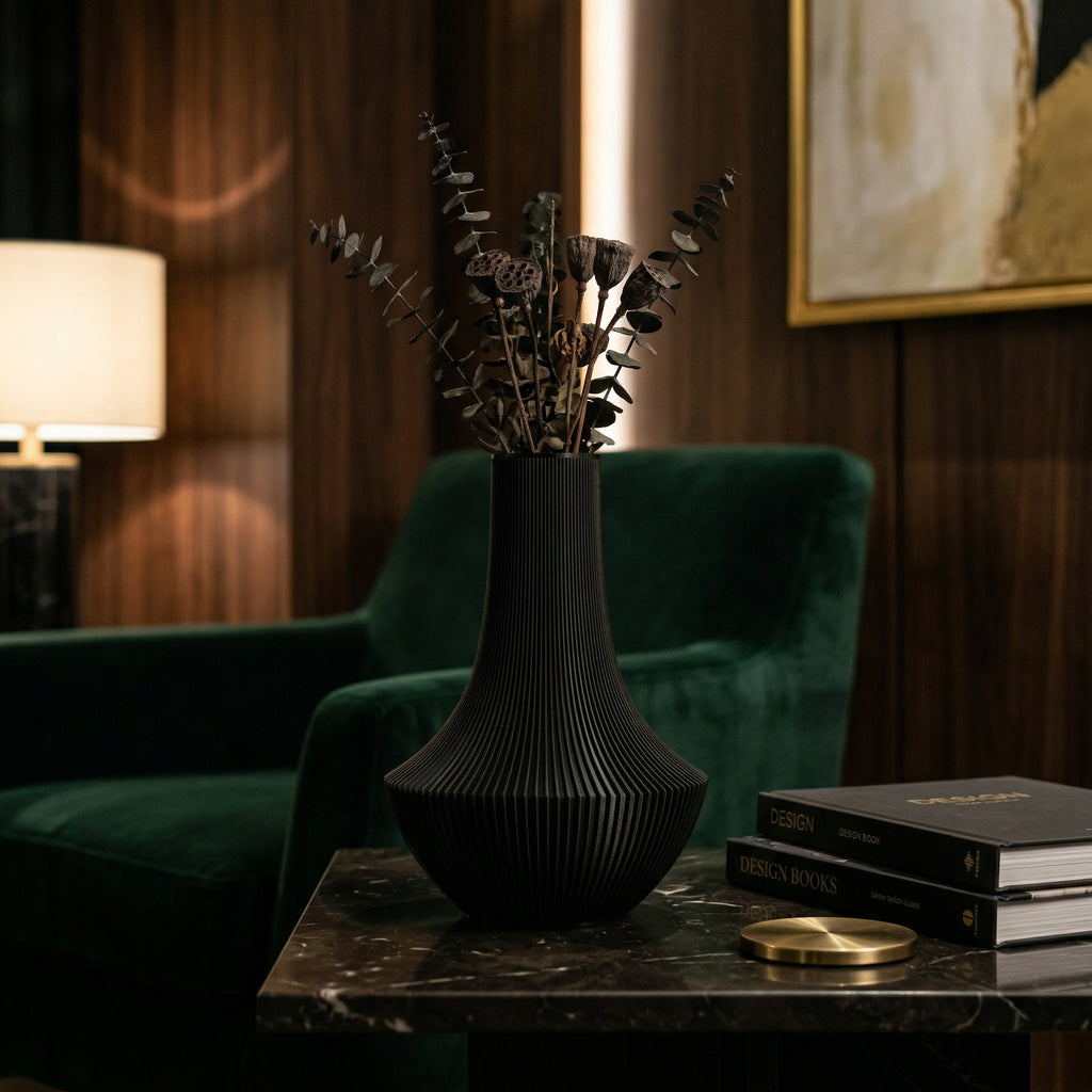 Vaso Kora Verticale Preto — foto 18