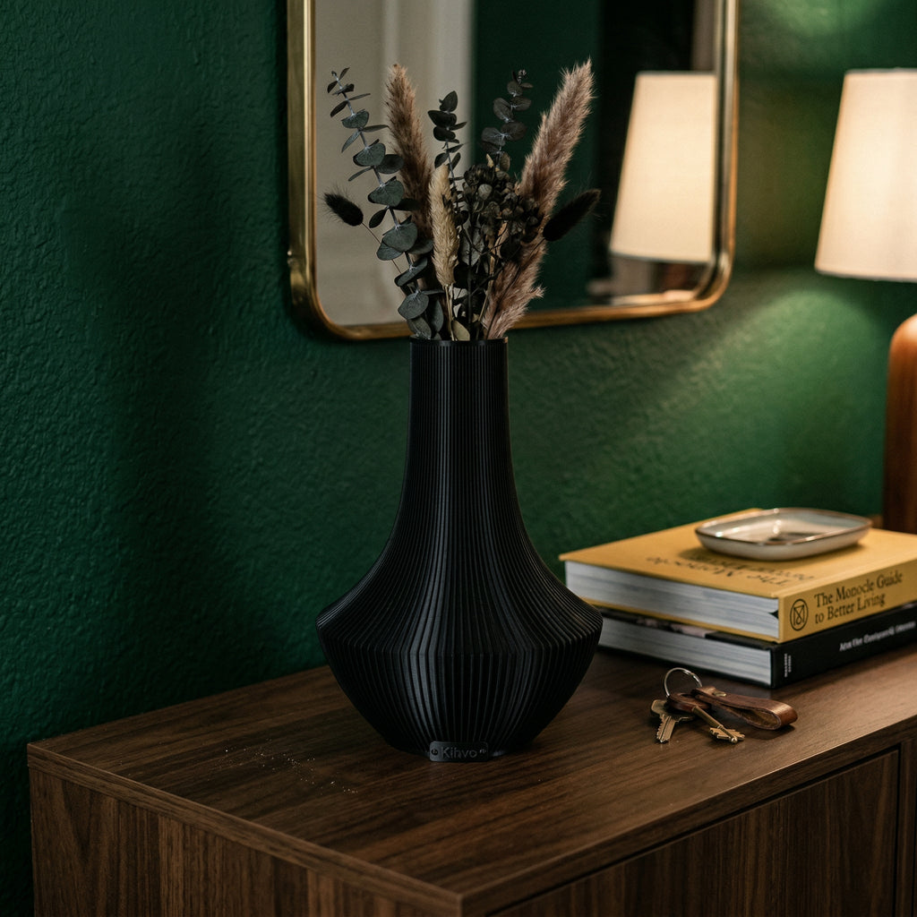 Vaso Kora Verticale Preto — foto 19