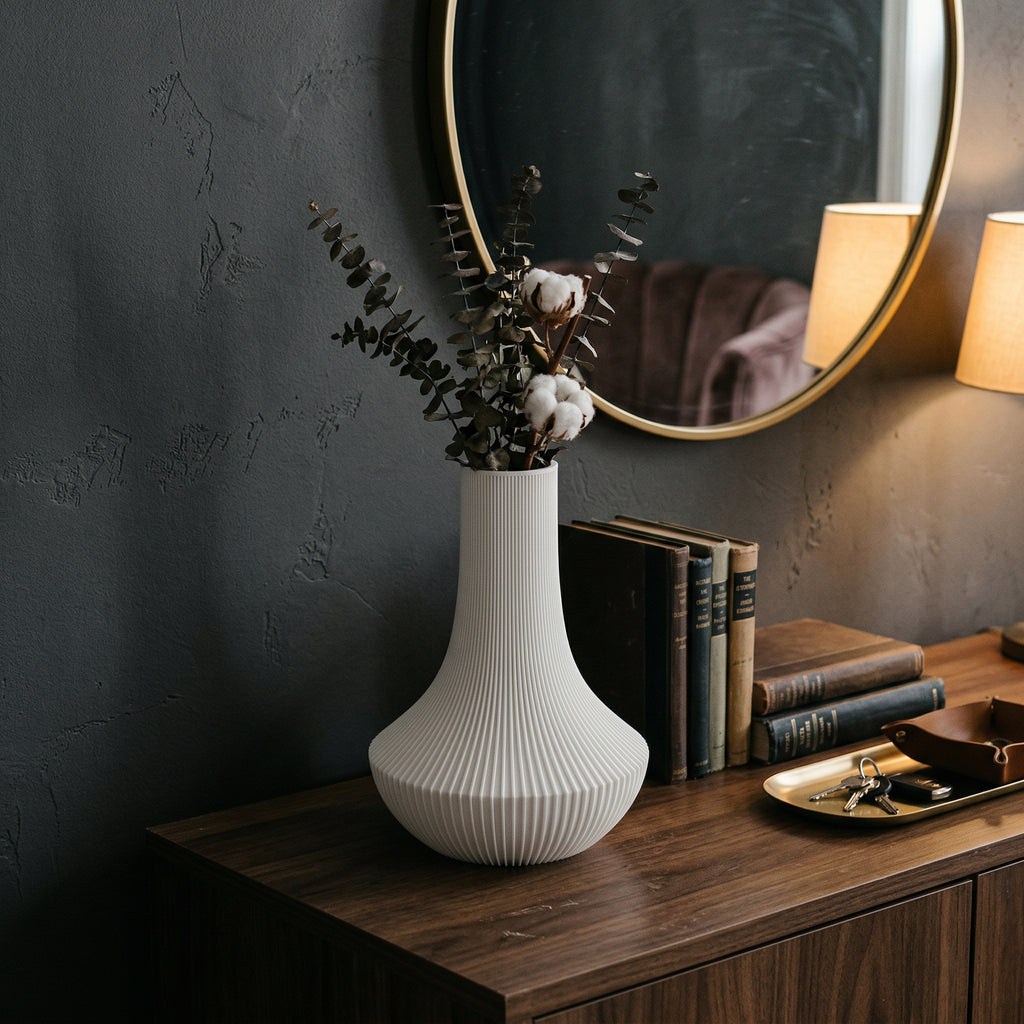 Vaso Kora Verticale Branco — foto 1