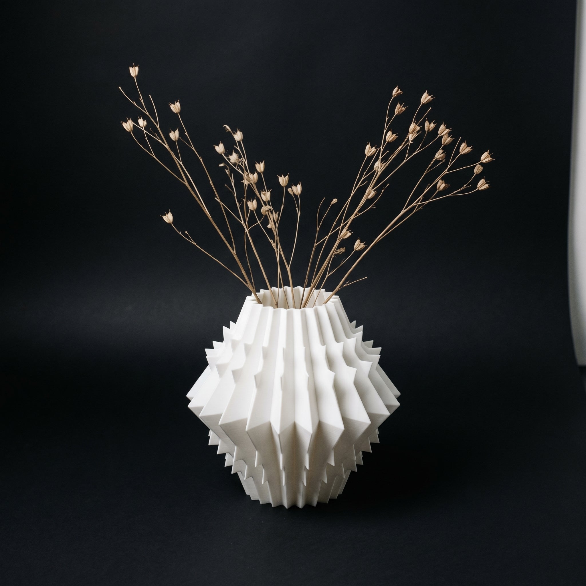 Vaso Kallarhals - Sculptural Presence - 180mm Branco — foto 7