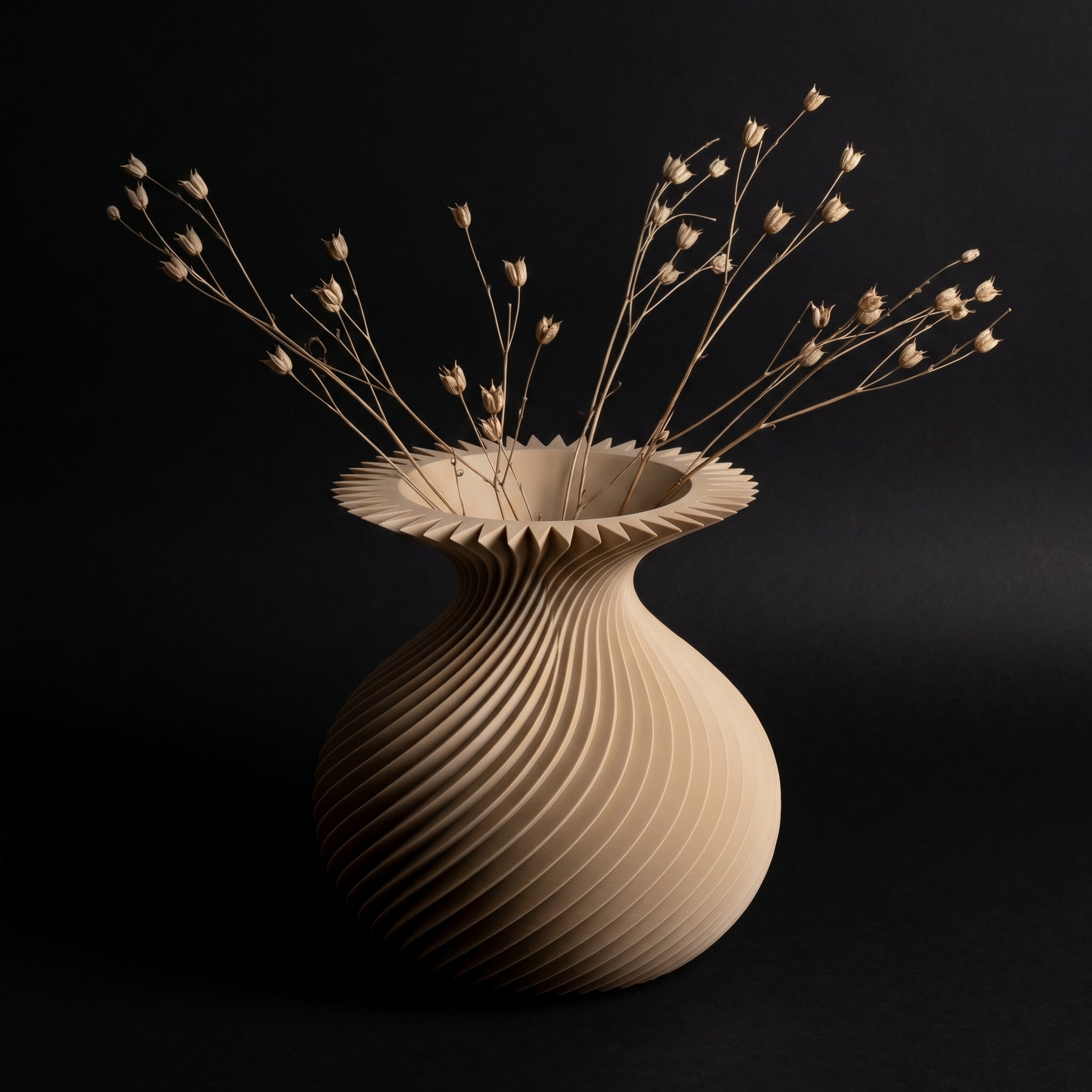 Vaso Kallarhals - Sculptural Presence - 180mm Branco — foto 6