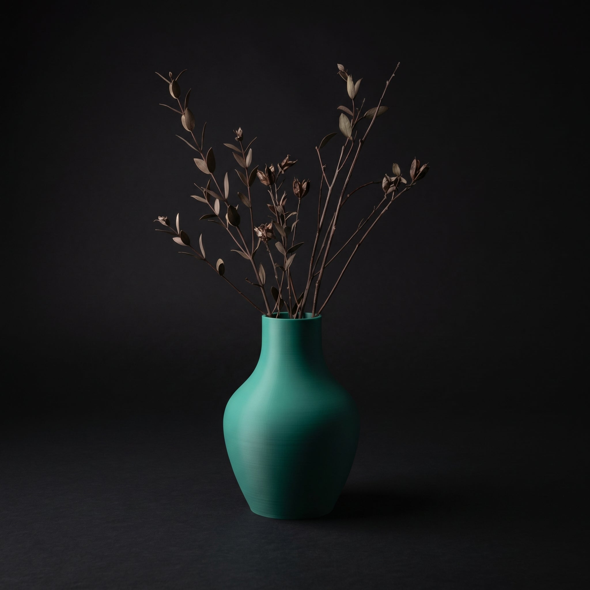 Vaso Kallarhals - Sculptural Presence - 180mm Verde — foto 8
