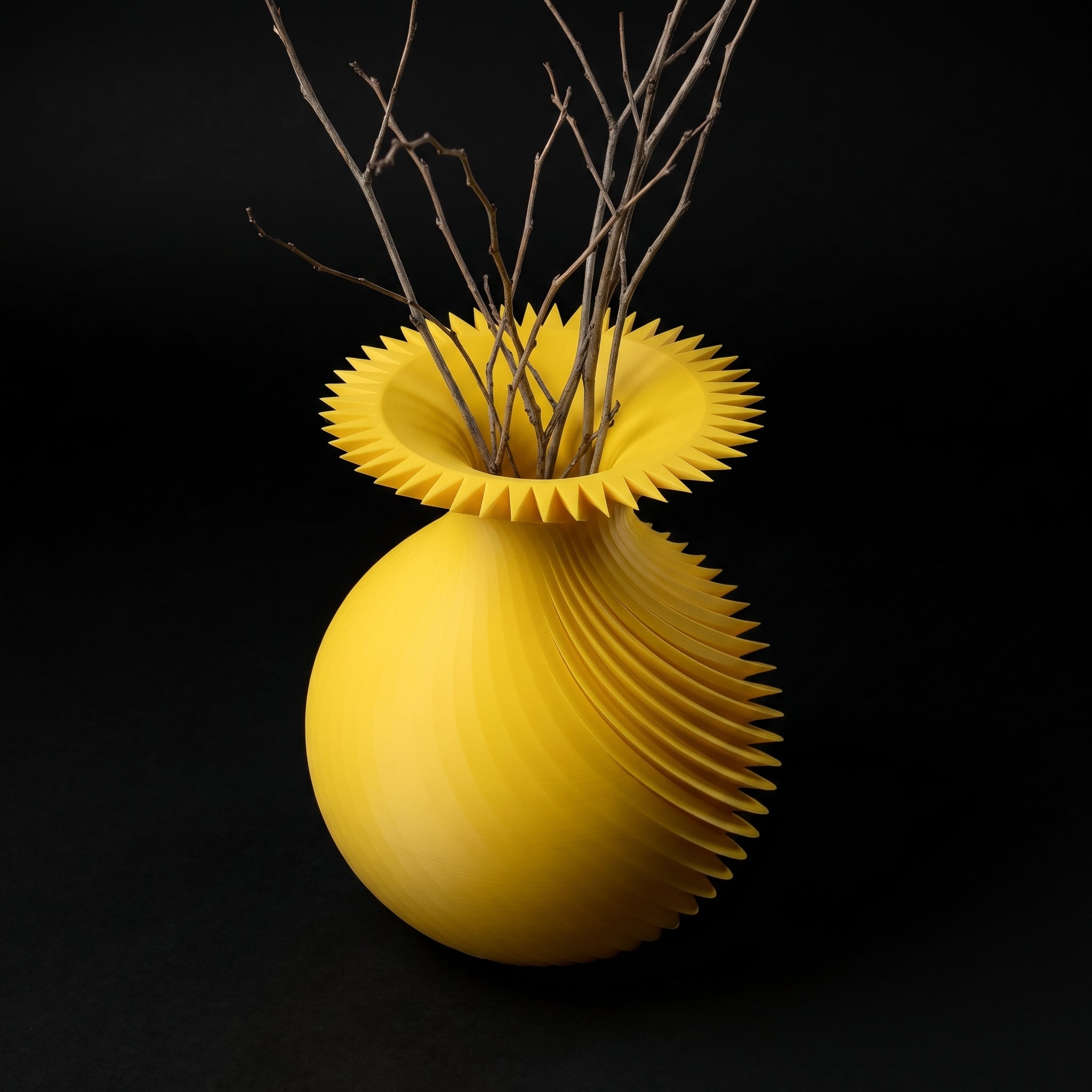 Vaso Kallarhals - Sculptural Presence - 180mm Amarelo — foto 4