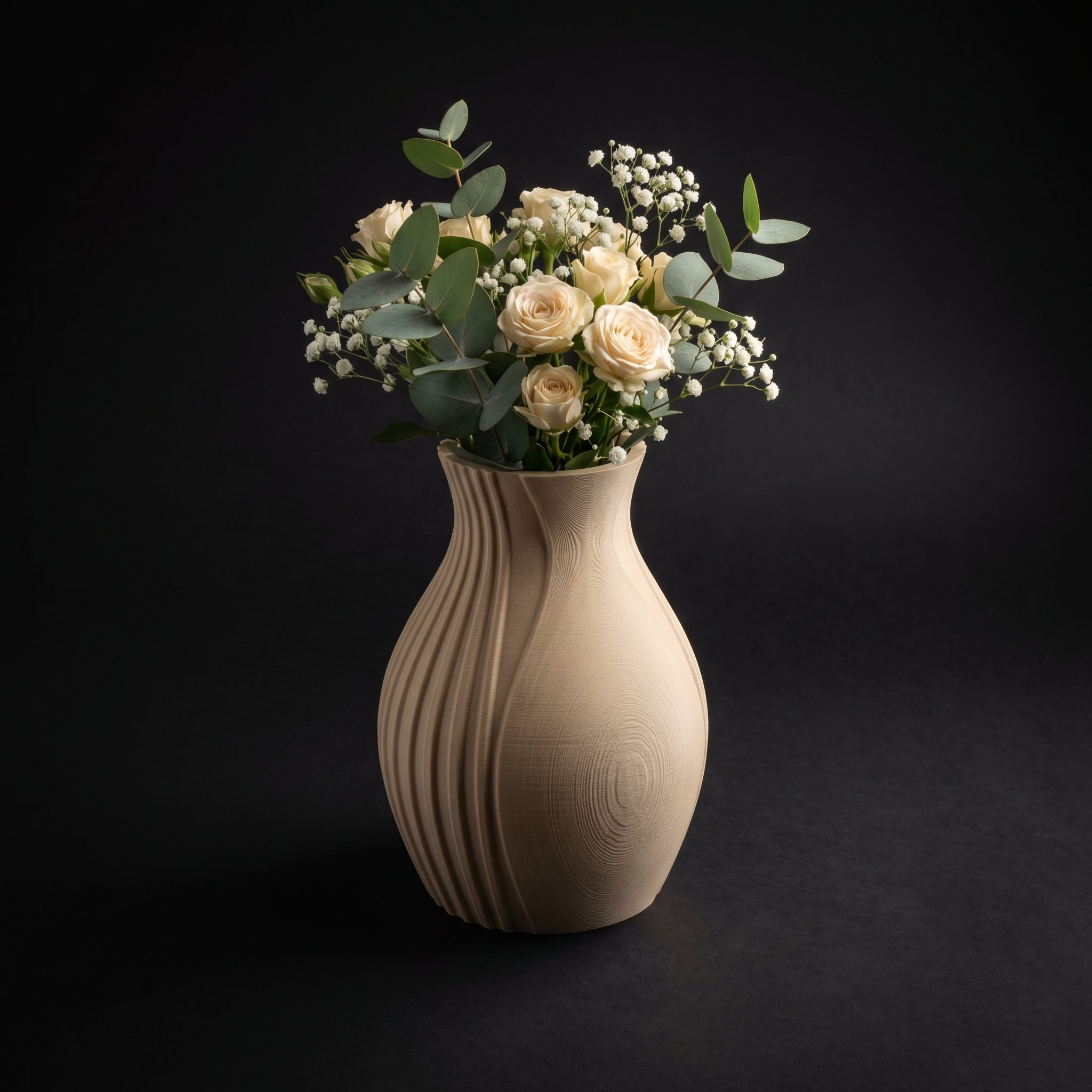 Vaso Muhen - Textured Finish - 180mm Branco — foto 7