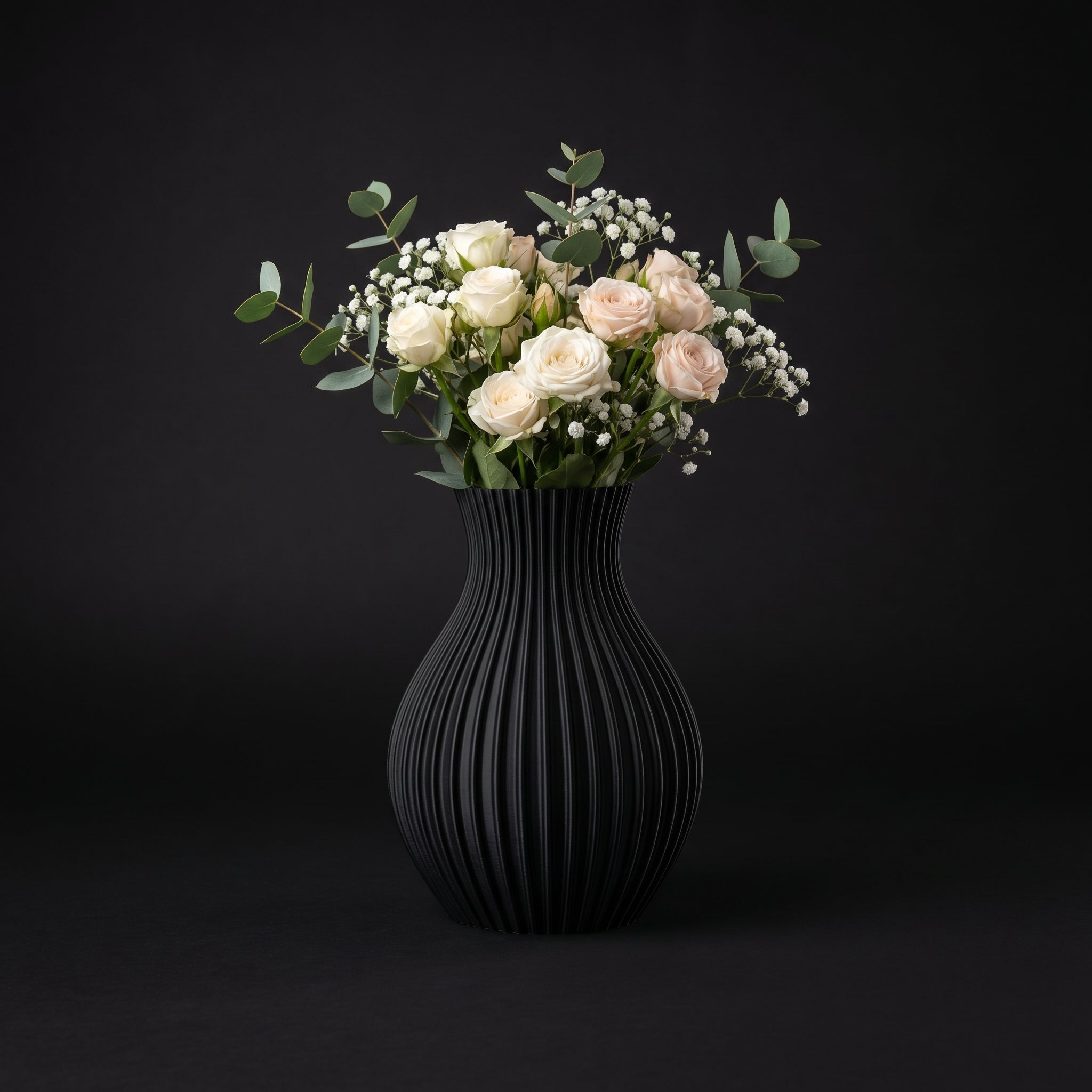 Vaso Muhen - Textured Finish - 180mm Preto — foto 6