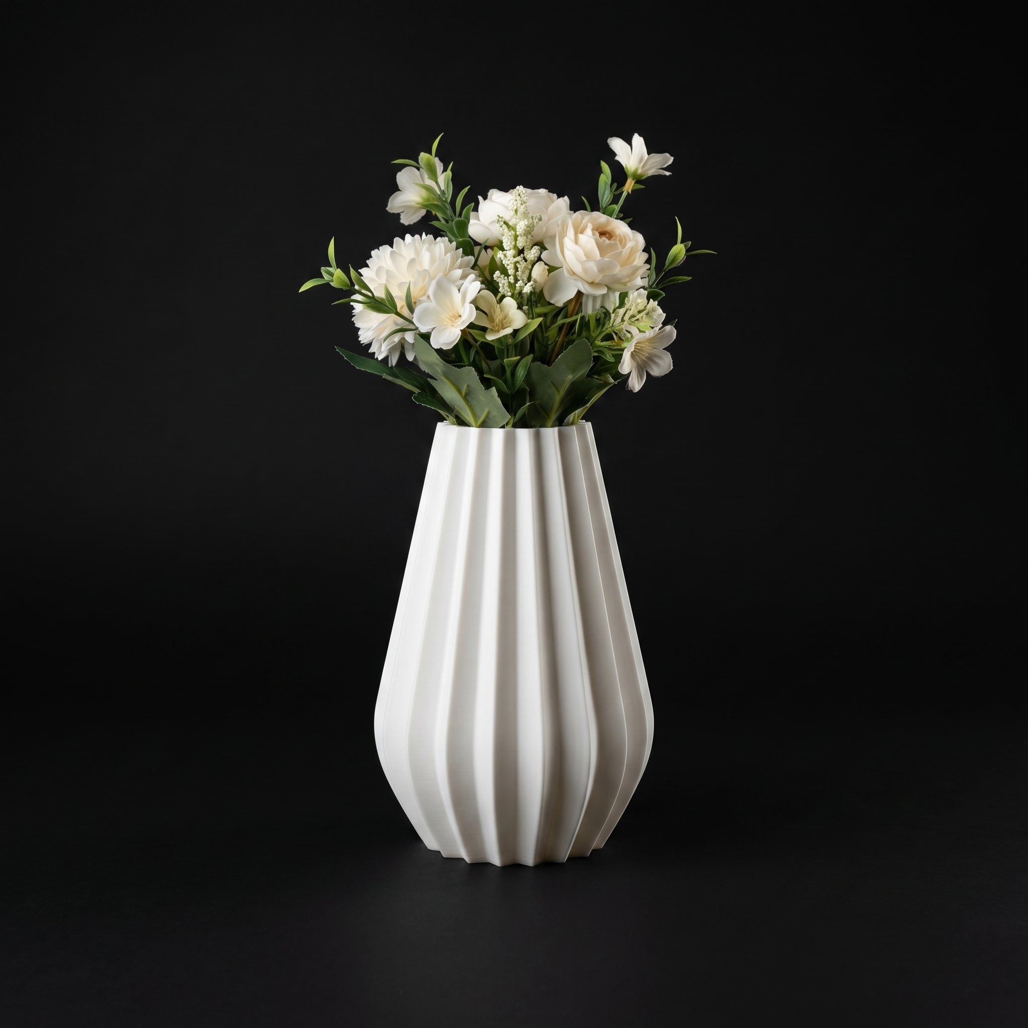 Vaso Gadvis - Contemporary Lines - 150mm Branco — foto 6