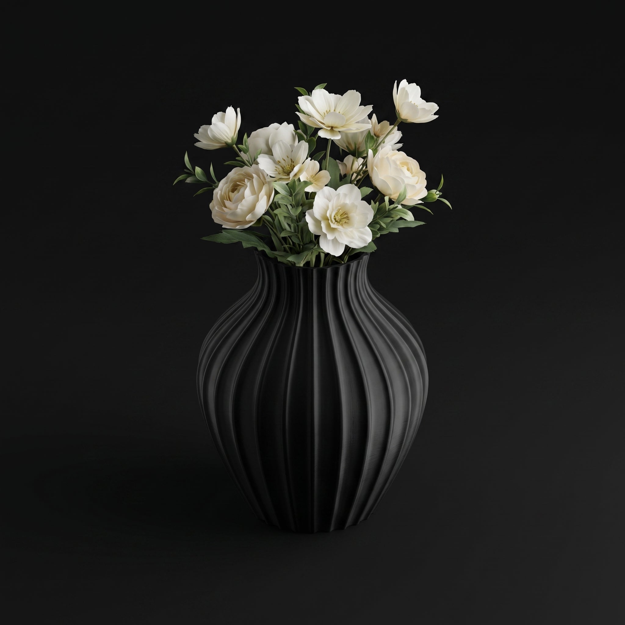 Vaso Gadvis - Contemporary Lines - 150mm Preto — foto 8
