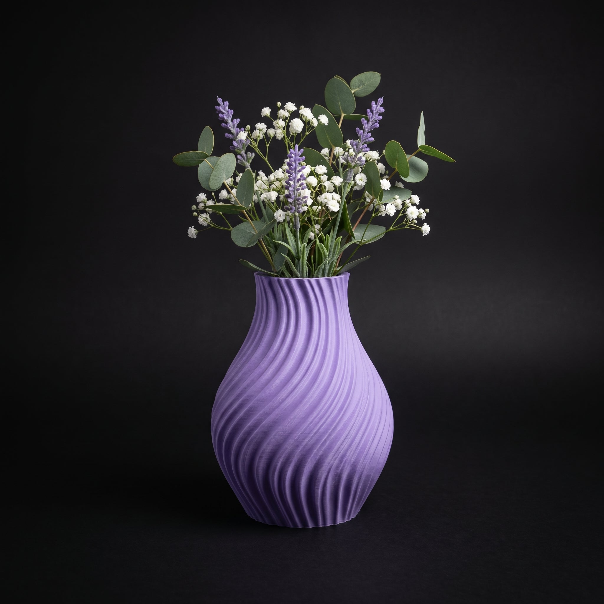 Vaso Muhen - Textured Finish - 180mm Roxo — foto 2
