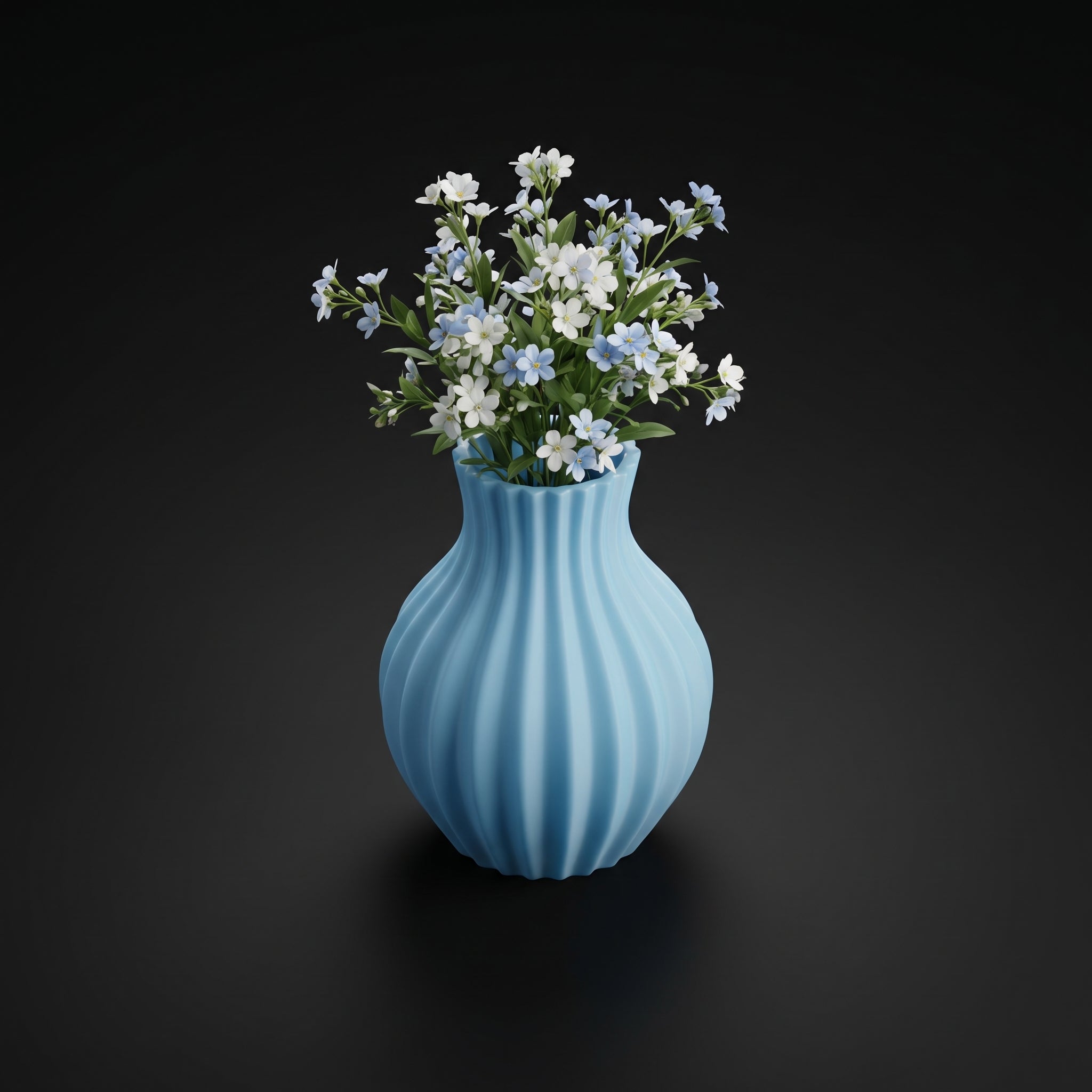 Vaso Muhen - Textured Finish - 180mm Azul — foto 1