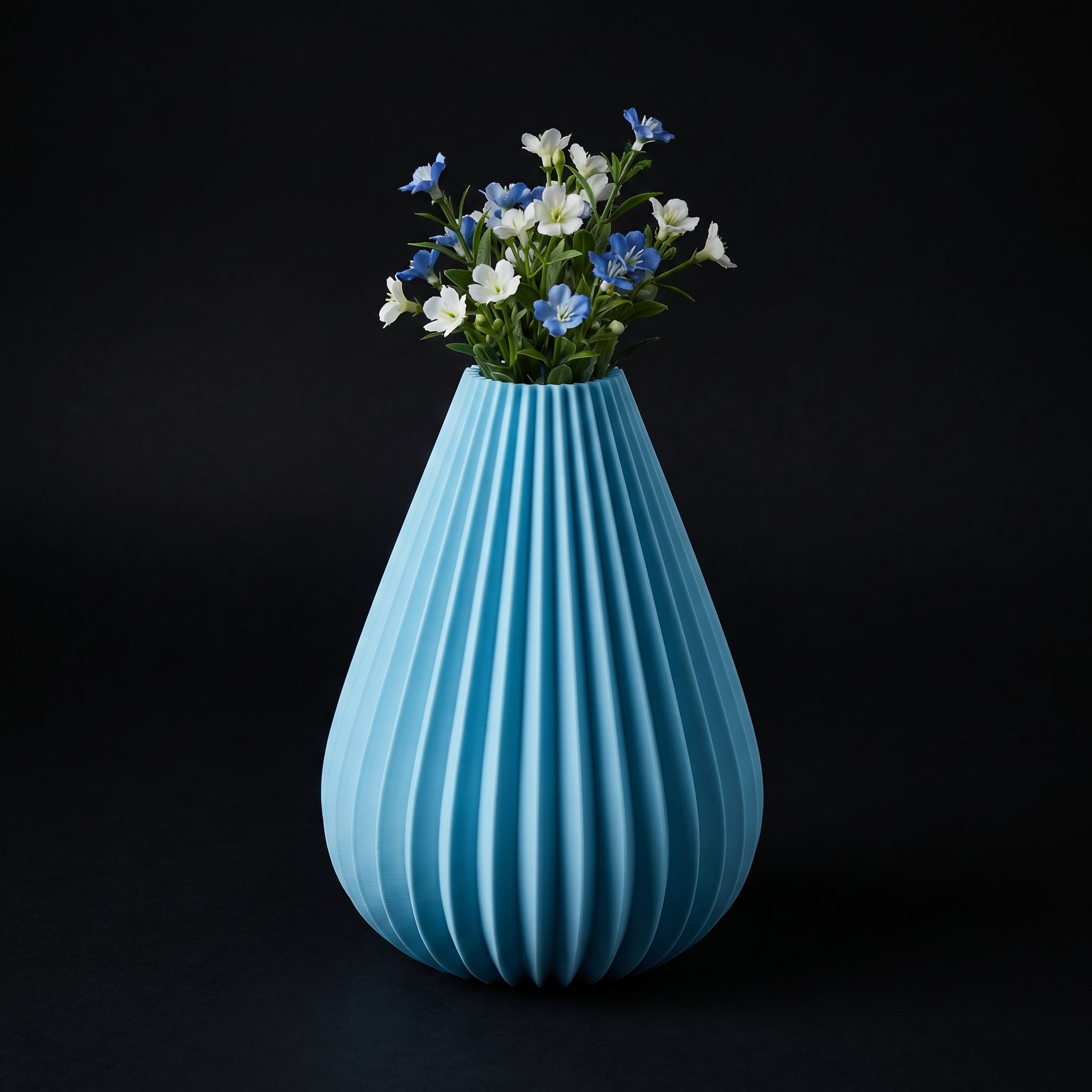 Vaso Gadvis - Contemporary Lines - 150mm Azul — foto 3