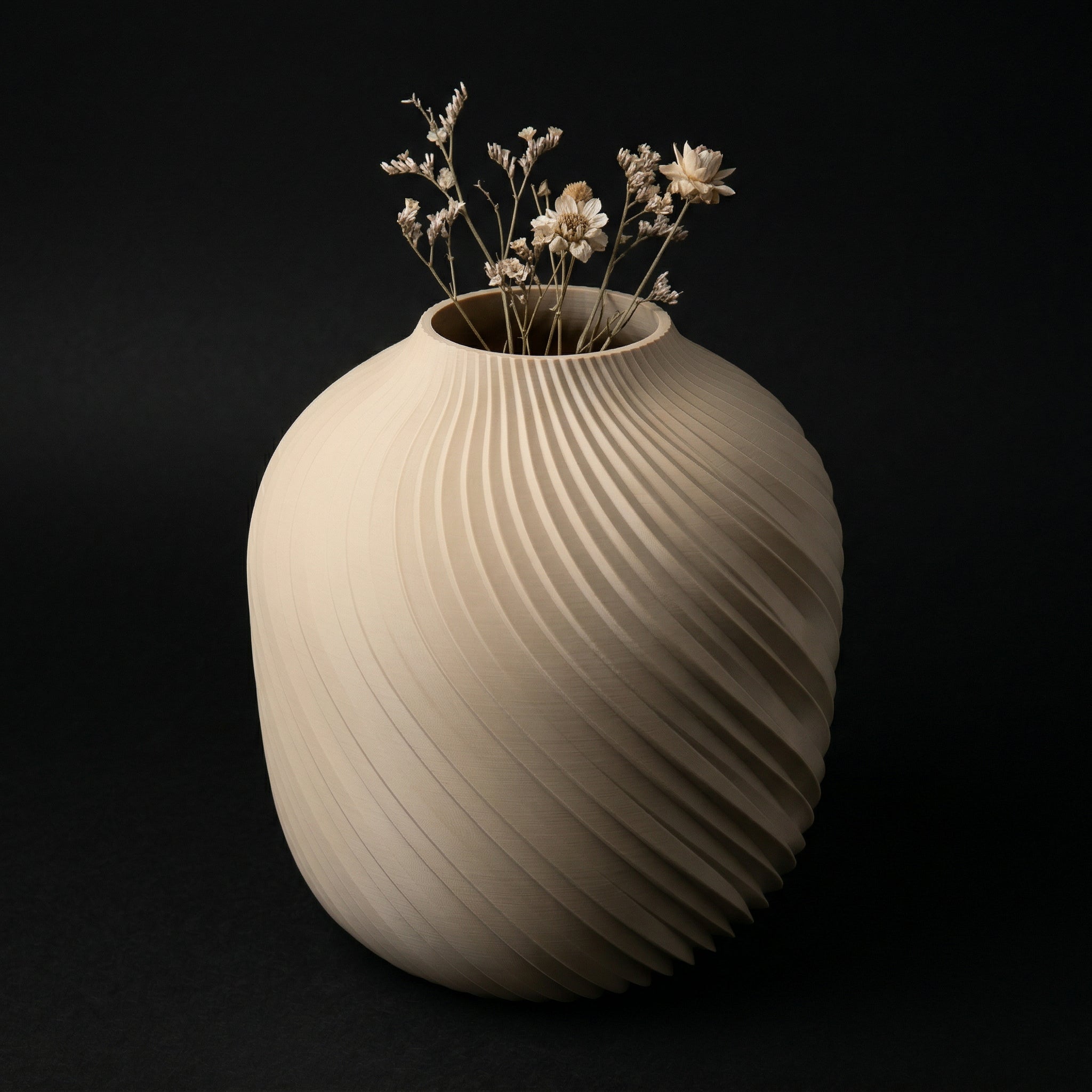 Vaso Voluta Design Curvo Branco — foto 9