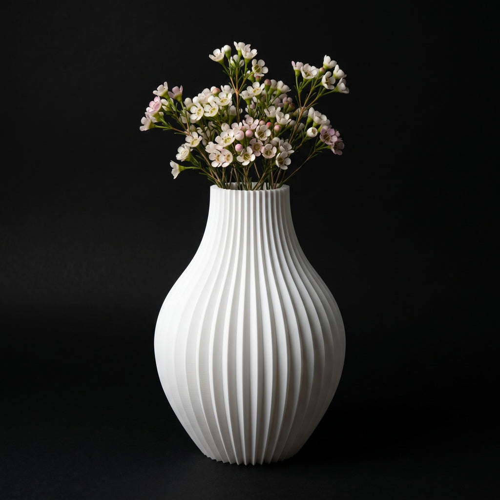 Vaso Lupter - Refined Texture - 150mm Branco — foto 13