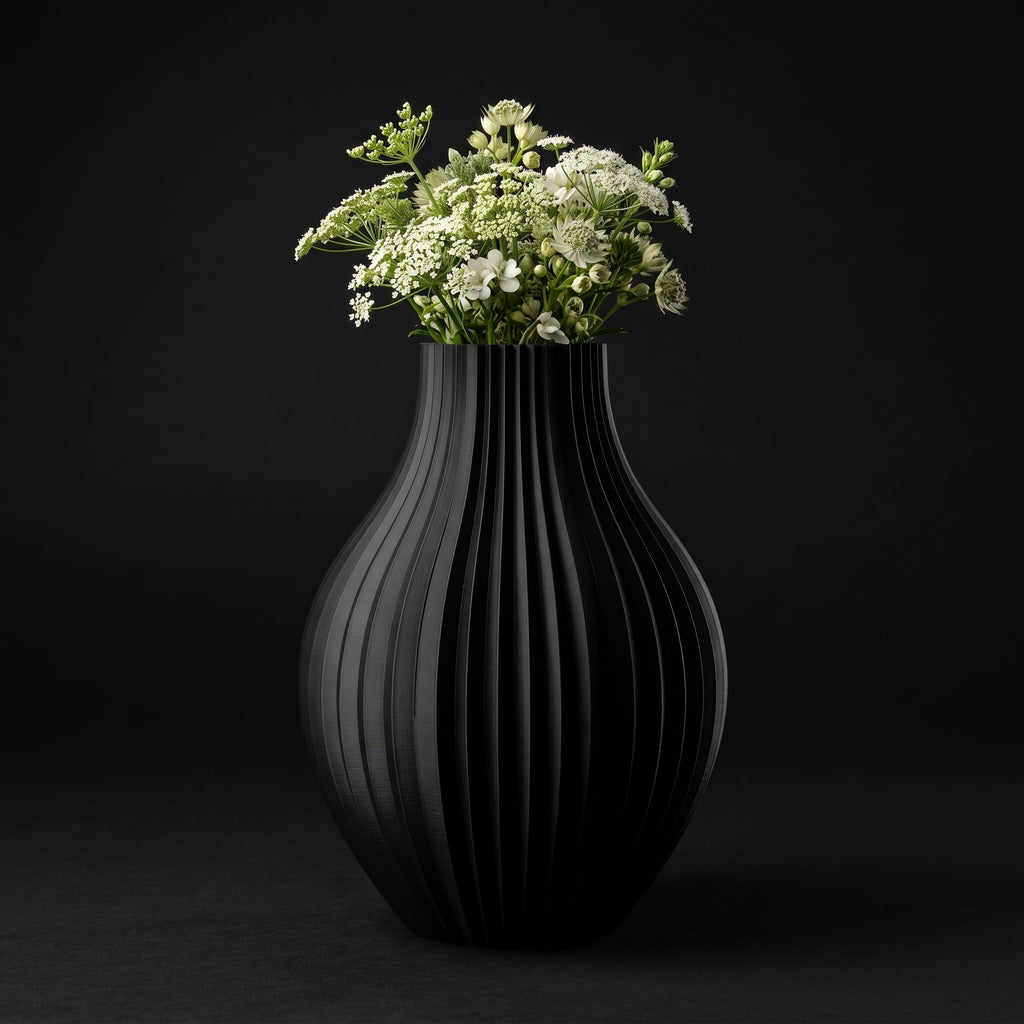 Vaso Lupter - Refined Texture - 150mm Preto — foto 26
