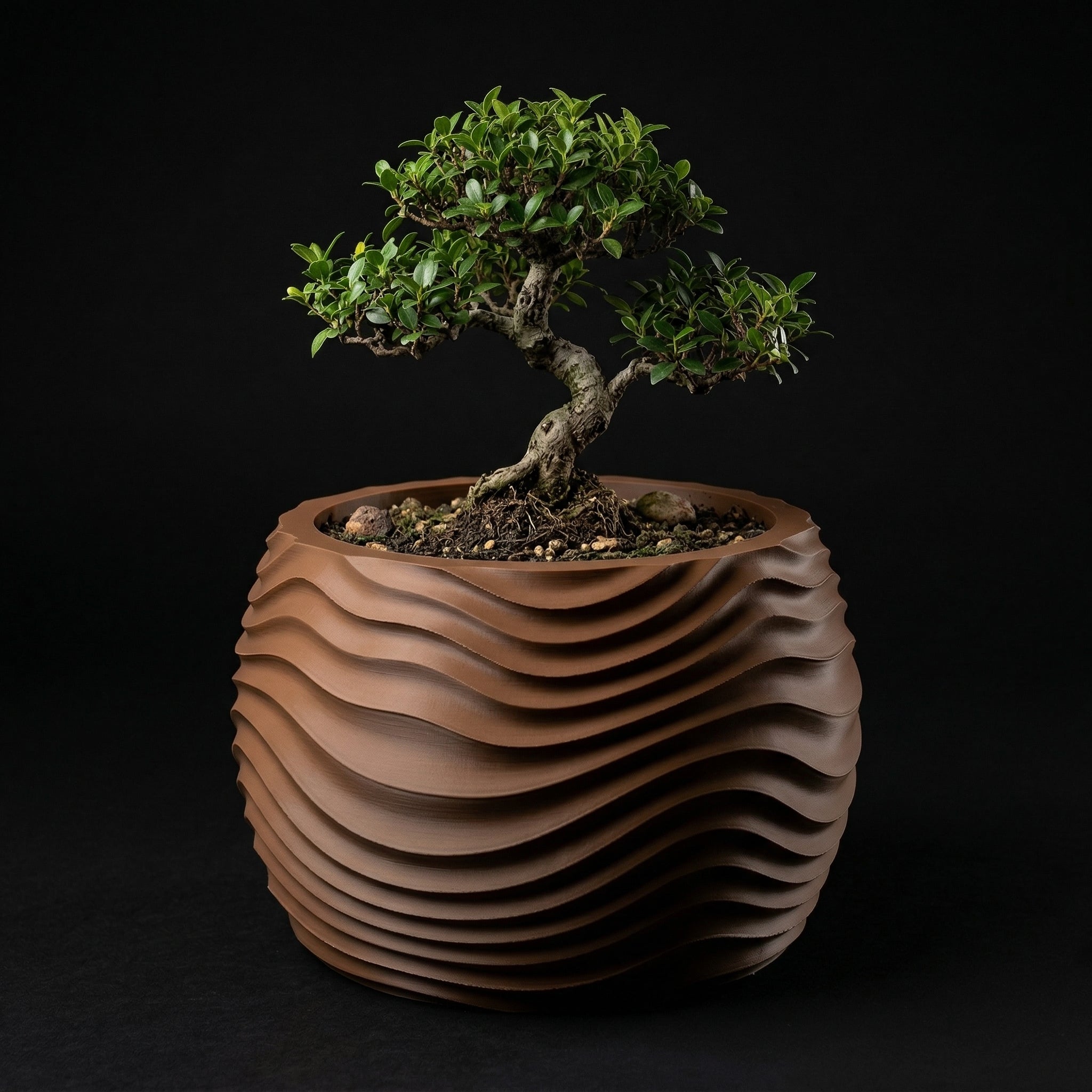 Vaso Muhen - Statement Decor - 72.6mm Marrom — foto 21