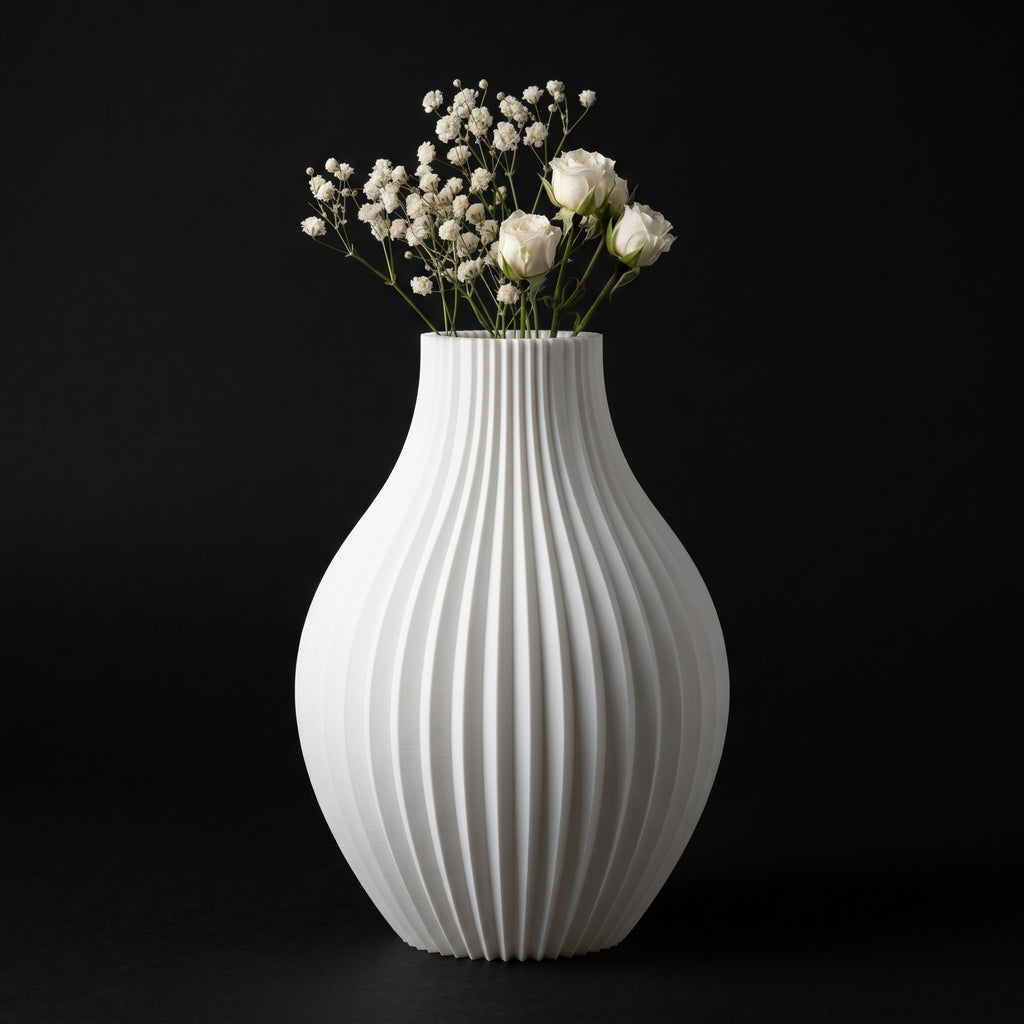 Vaso Lupter - Refined Texture - 150mm Branco — foto 9
