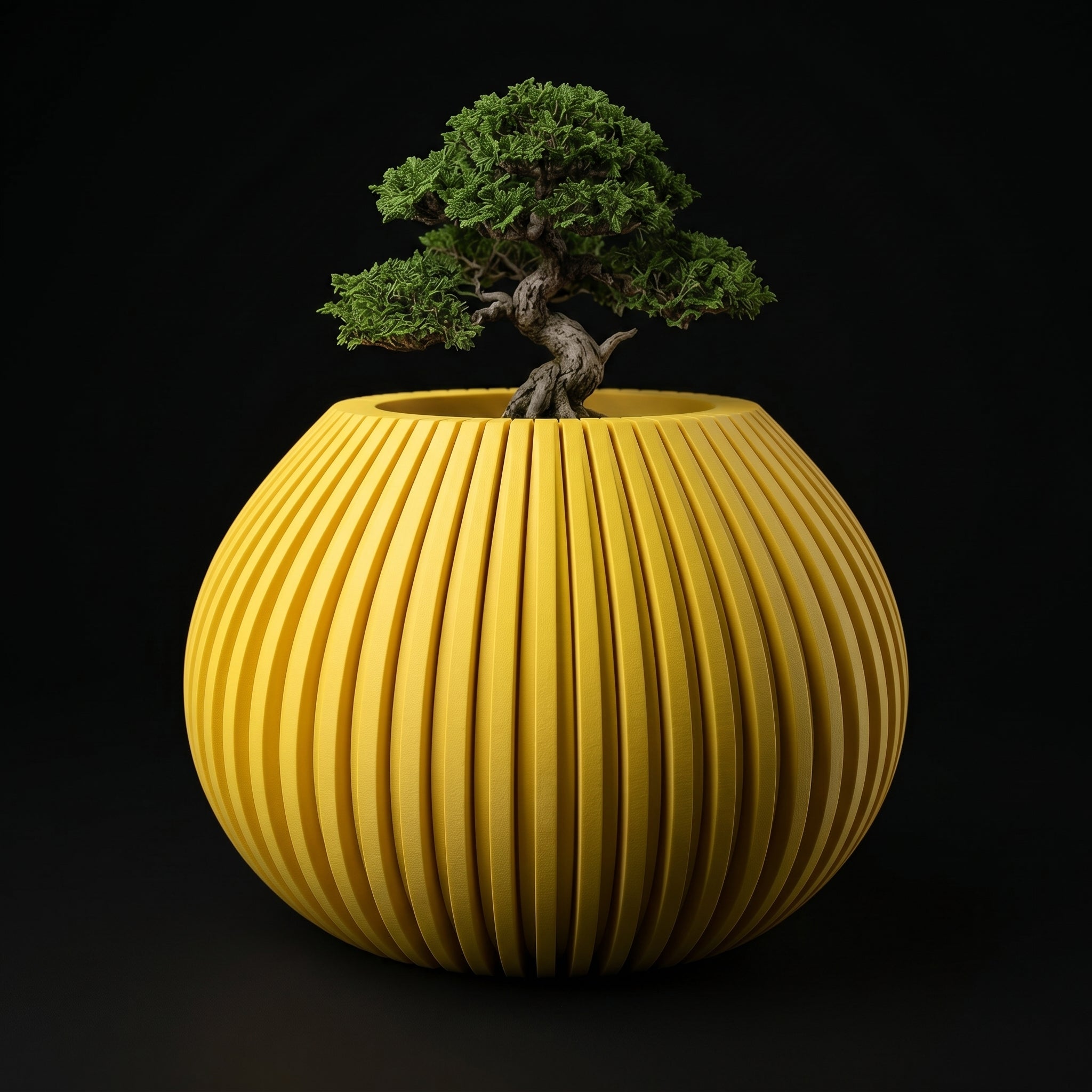 Vaso Gadvis - Textured Finish - 143.2mm Amarelo — foto 10