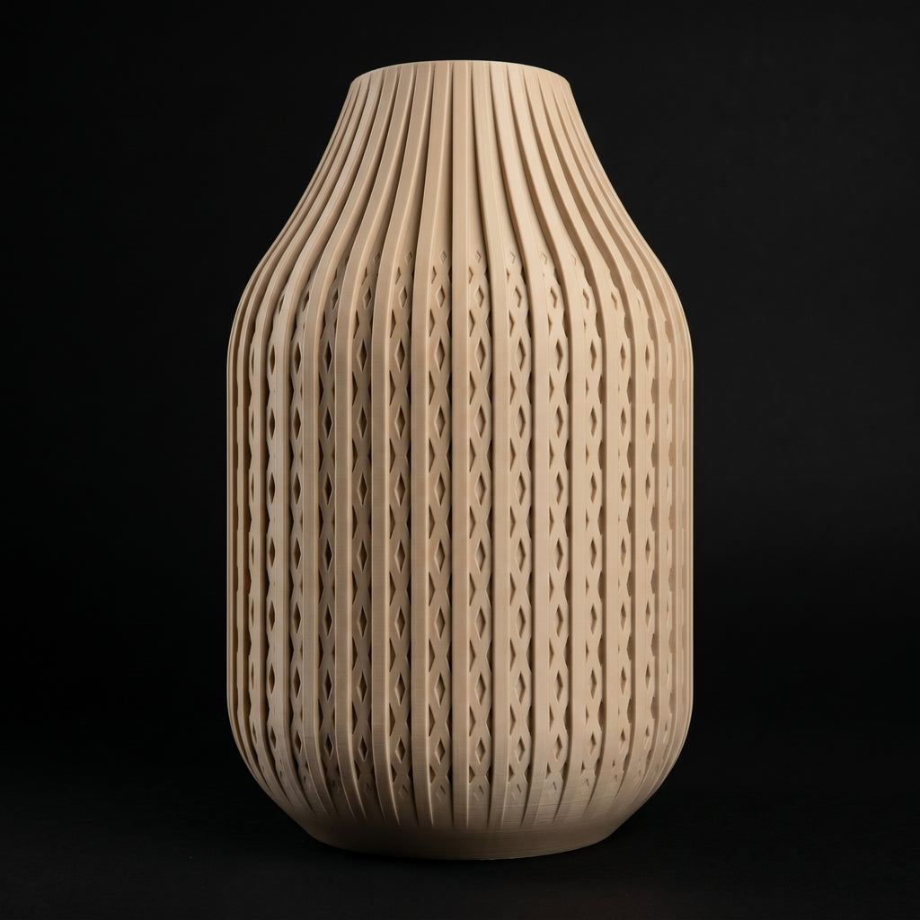 Vaso Karaf - Sculptural Presence - 200mm Branco — foto 9