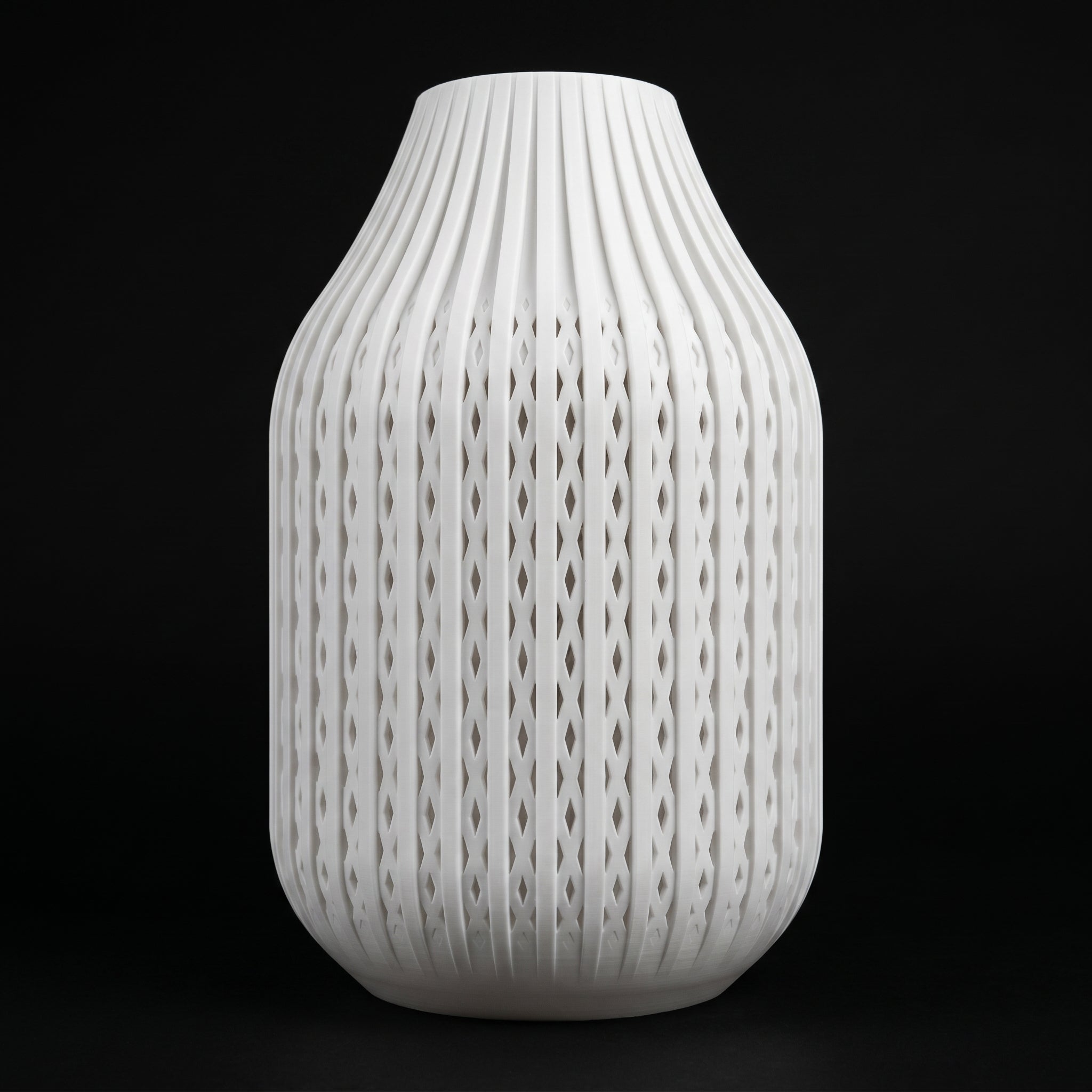 Vaso Karaf - Sculptural Presence - 200mm Branco — foto 12