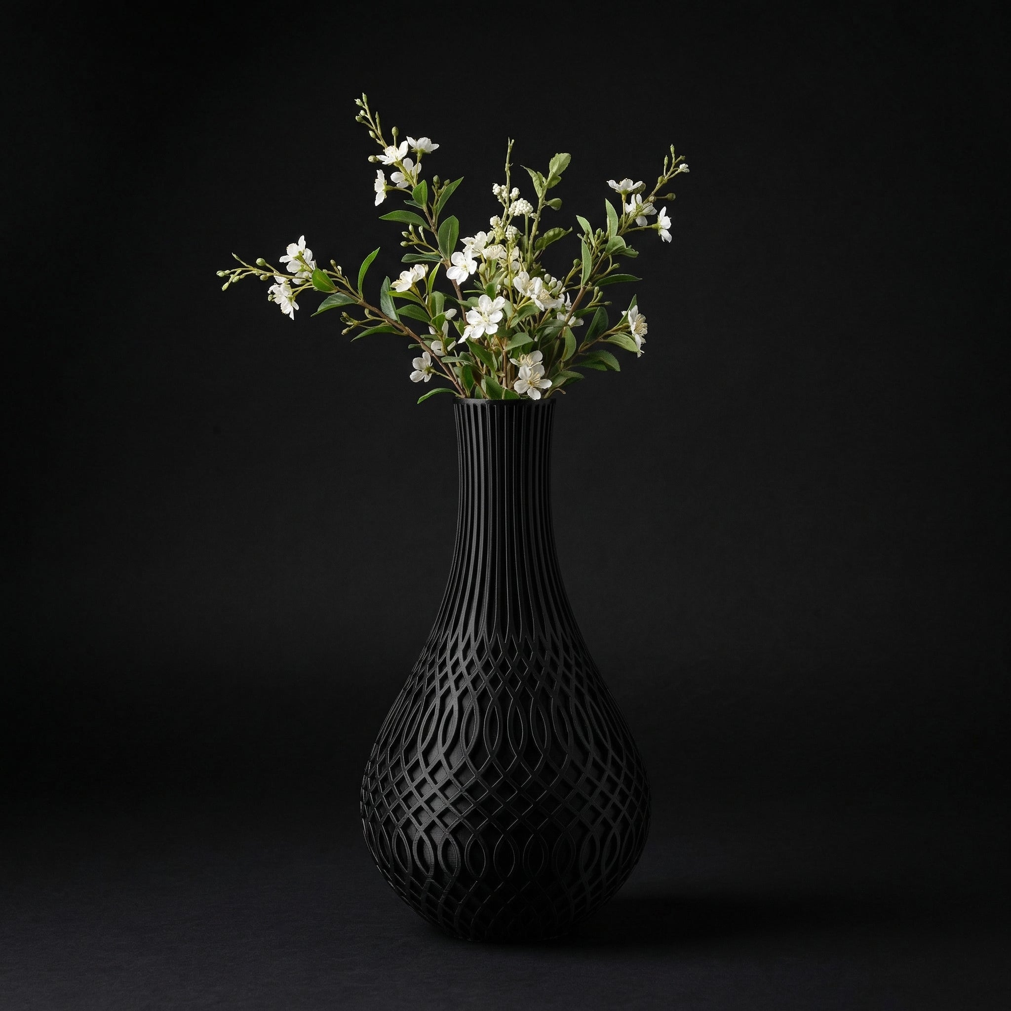 Vaso Solvyr - Modern Minimal - 220mm Preto — foto 13