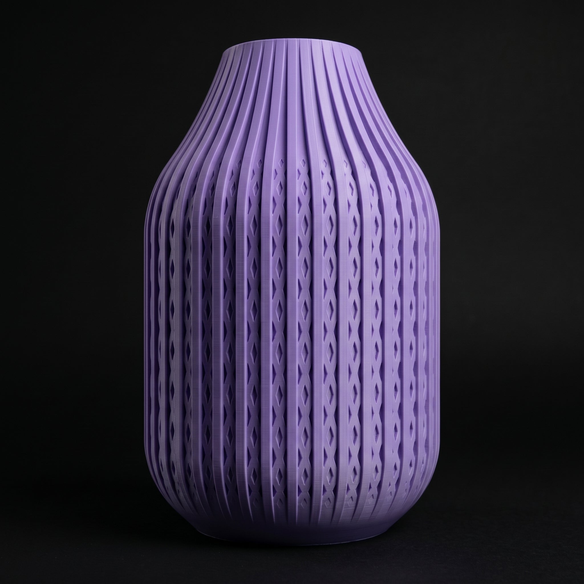 Vaso Karaf - Sculptural Presence - 160mm Roxo — foto 3