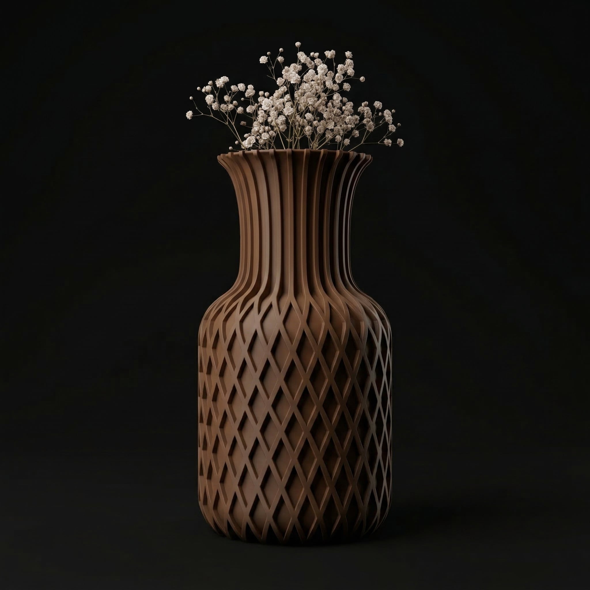 Vaso Orion - Luxurious Finish - 175mm Marrom — foto 1