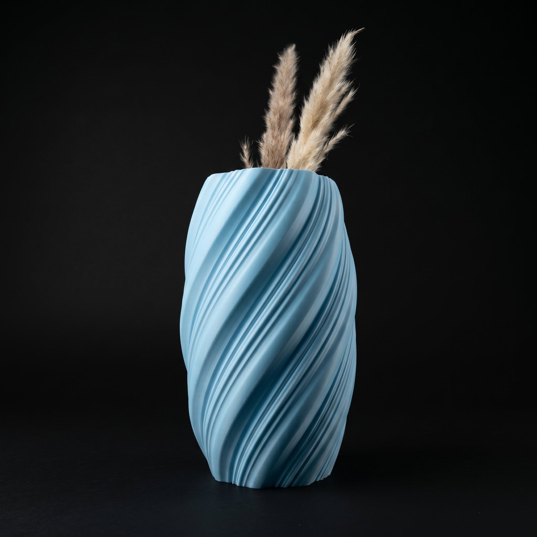 Vaso Ethereal - Sculpted Form - 248.8mm Azul — foto 2