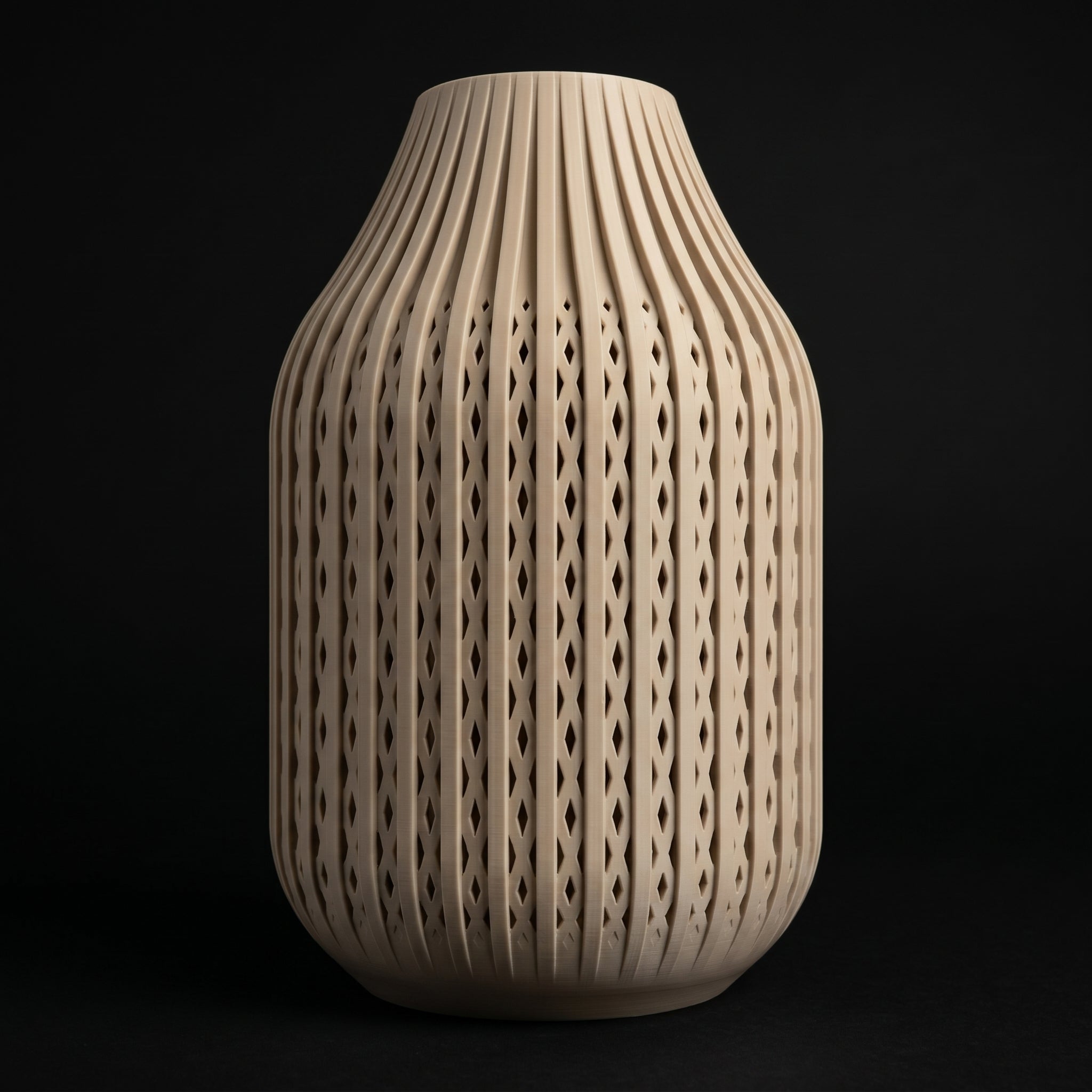 Vaso Karaf - Sculptural Presence - 160mm Branco — foto 10
