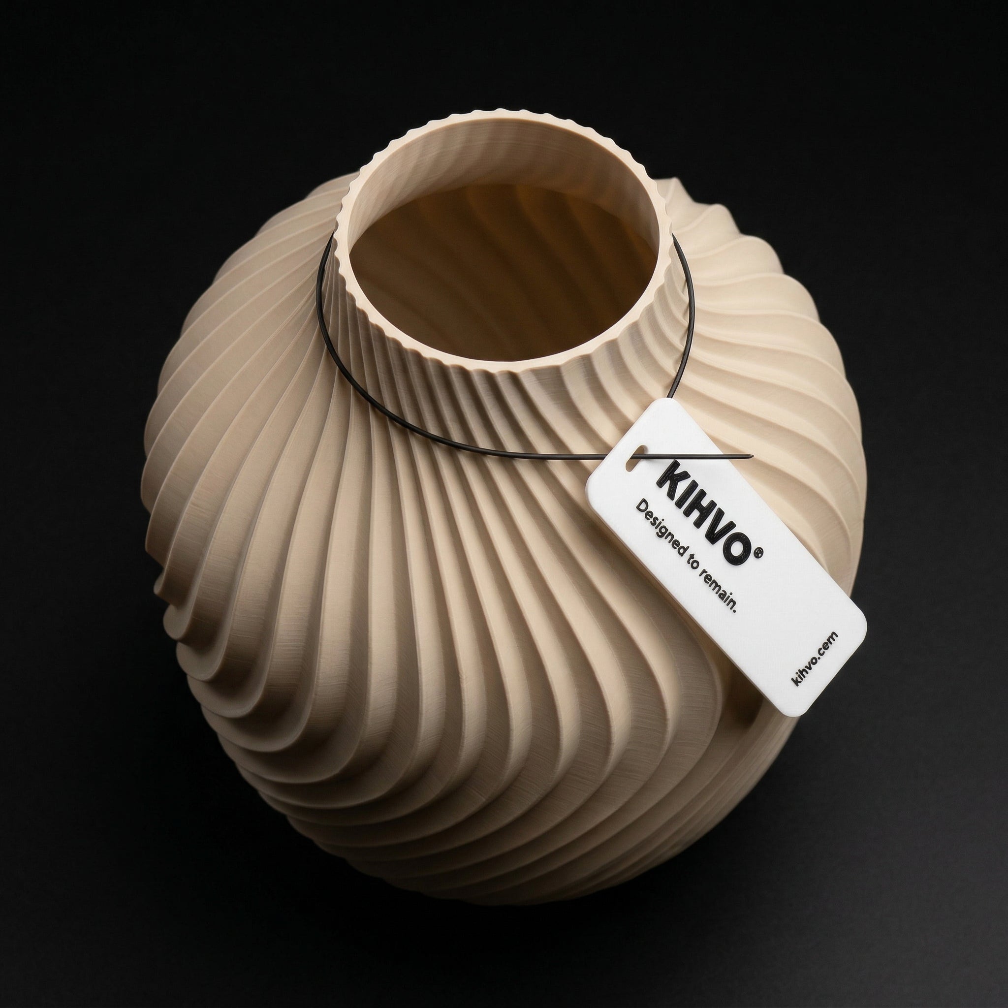 Vaso Voluta Design Curvo Branco — foto 24