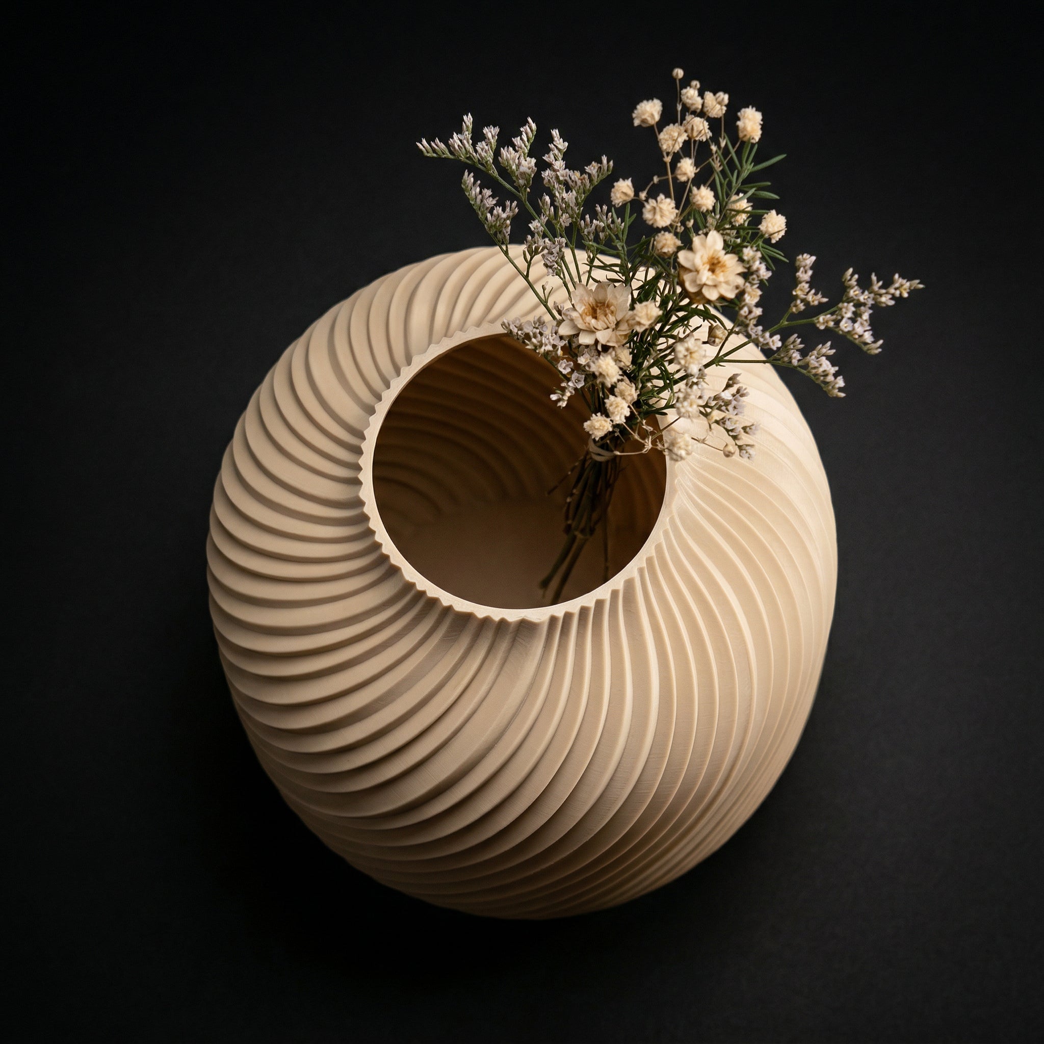 Vaso Voluta Design Curvo Branco — foto 22