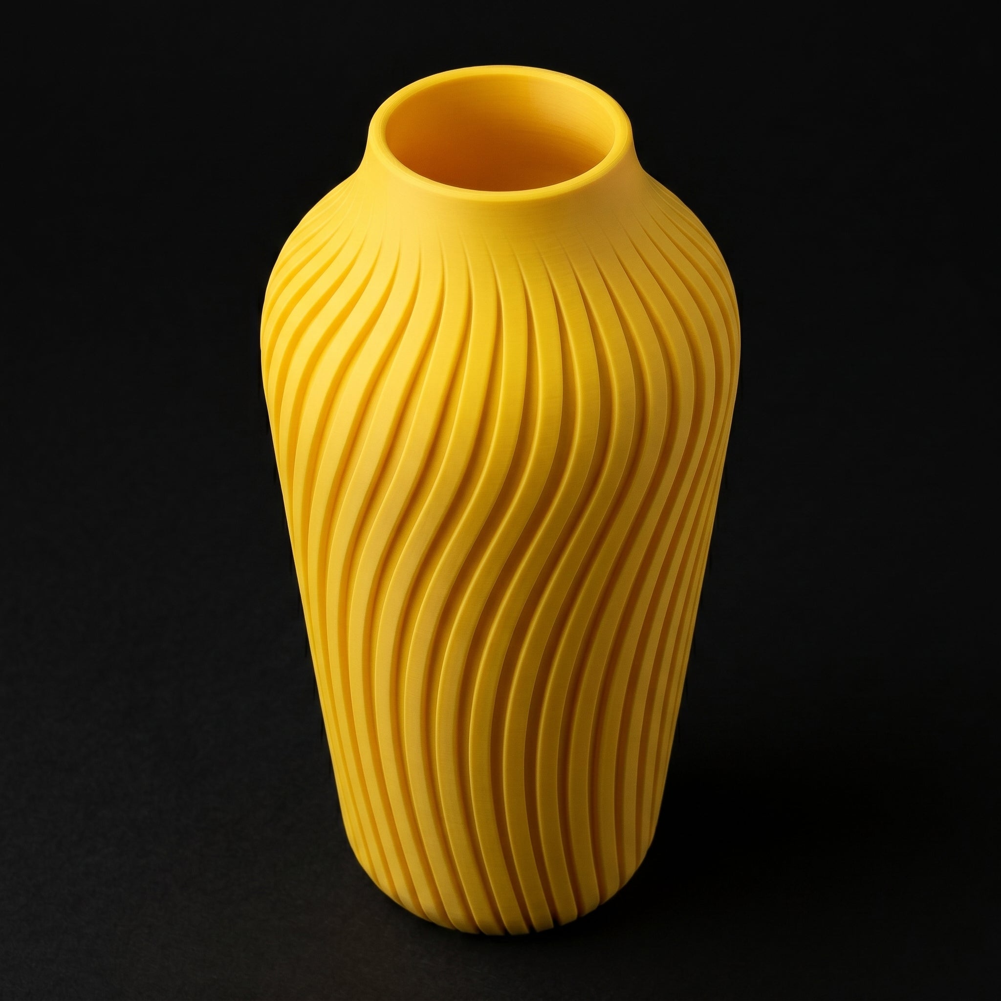 Vaso Lumina - Graceful Lines - 250mm Amarelo — foto 5