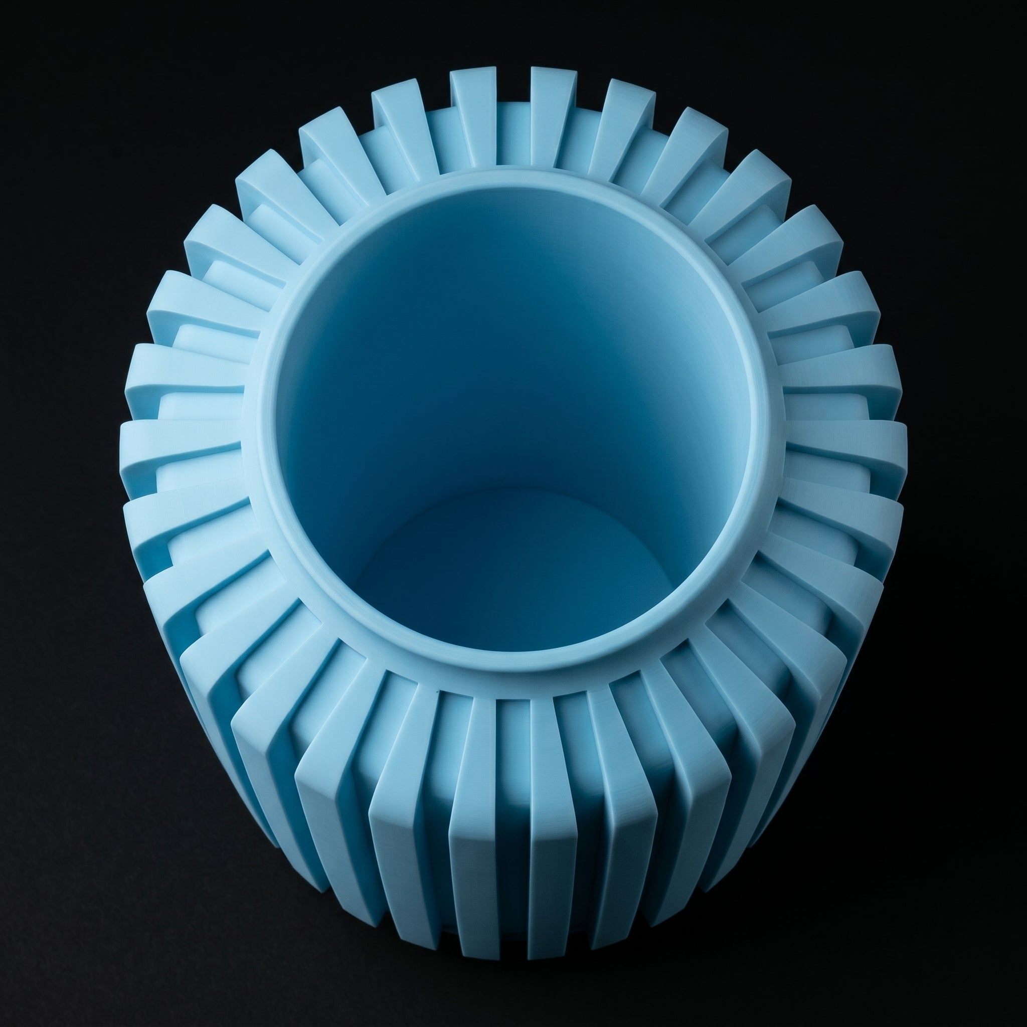 Vaso Torre - Structured Silhouette - 220mm Azul — foto 8