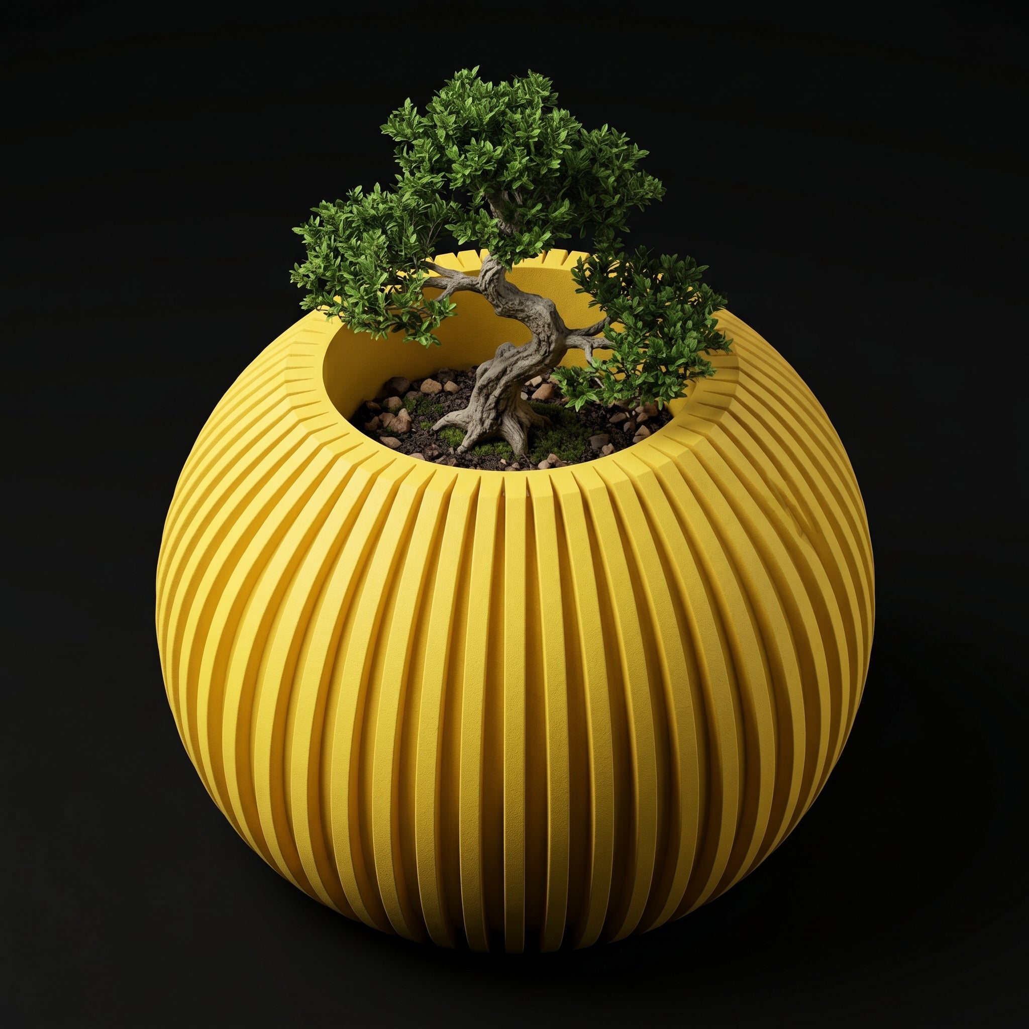 Vaso Gadvis - Textured Finish - 143.2mm Amarelo — foto 9