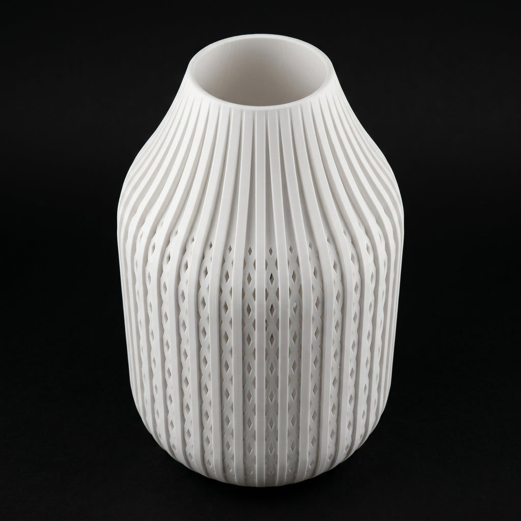 Vaso Karaf - Sculptural Presence - 200mm Branco — foto 11