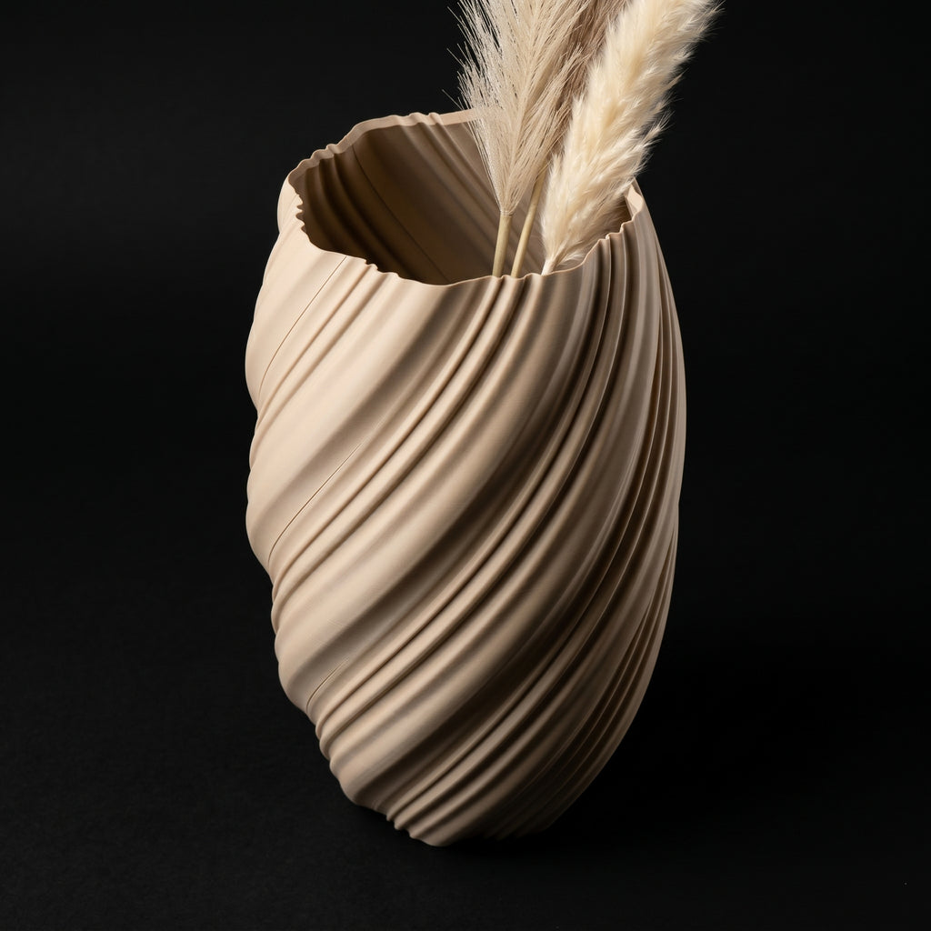 Vaso Ethereal - Sculpted Form - 248.8mm Branco — foto 16