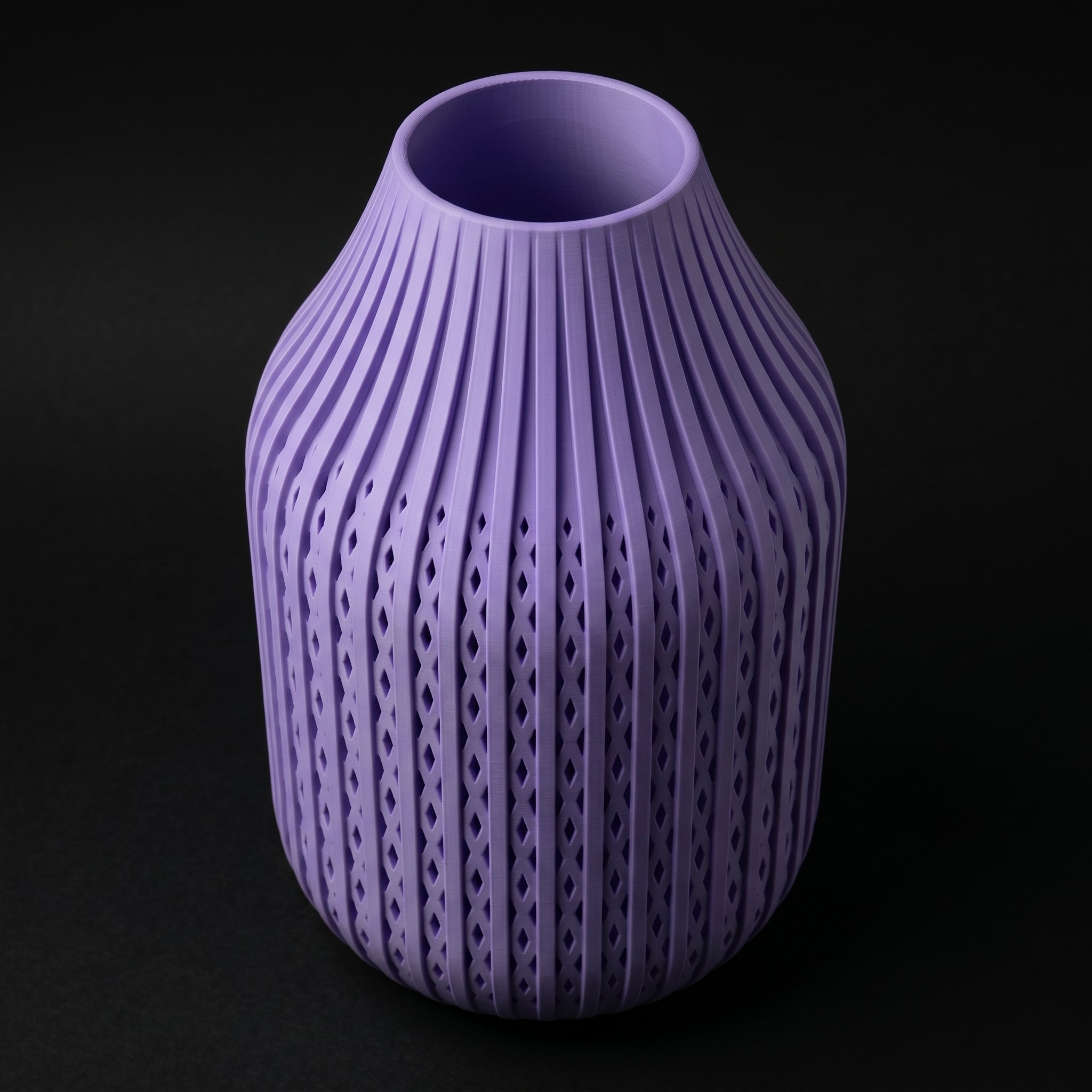 Vaso Karaf - Sculptural Presence - 160mm Roxo — foto 2