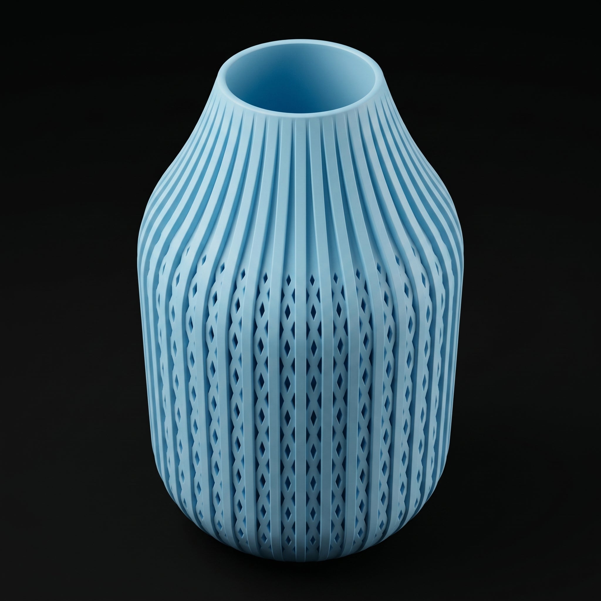 Vaso Karaf - Sculptural Presence - 160mm Azul — foto 20