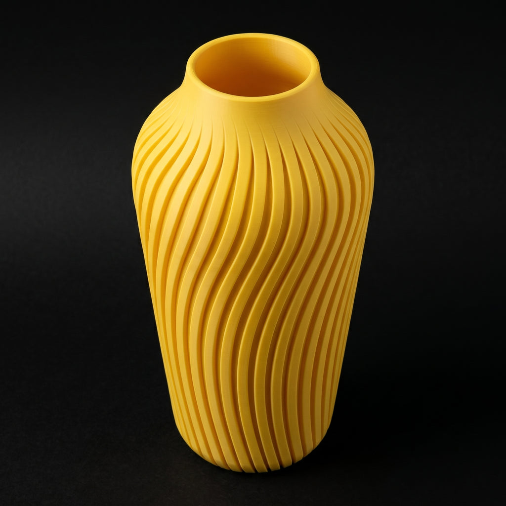 Vaso Lumina - Graceful Lines - 200mm Amarelo — foto 17