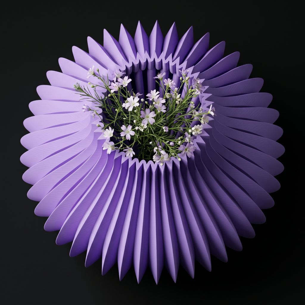 Vaso Lupter - Refined Texture - 150mm Roxo — foto 24