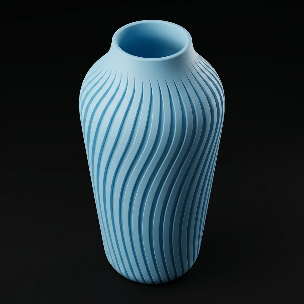 Vaso Lumina - Graceful Lines - 250mm Azul — foto 23