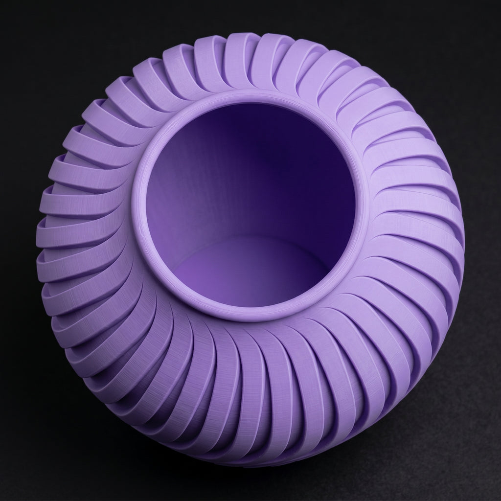 Vaso Lumina - Graceful Lines - 250mm Roxo — foto 20