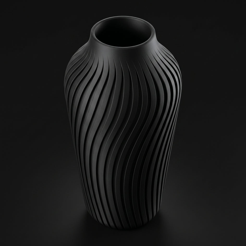 Vaso Lumina - Graceful Lines - 250mm Preto — foto 17