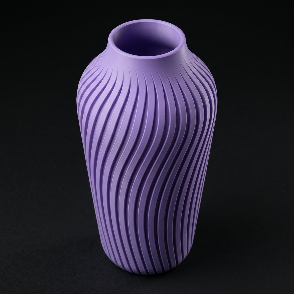 Vaso Lumina - Graceful Lines - 200mm Roxo — foto 3