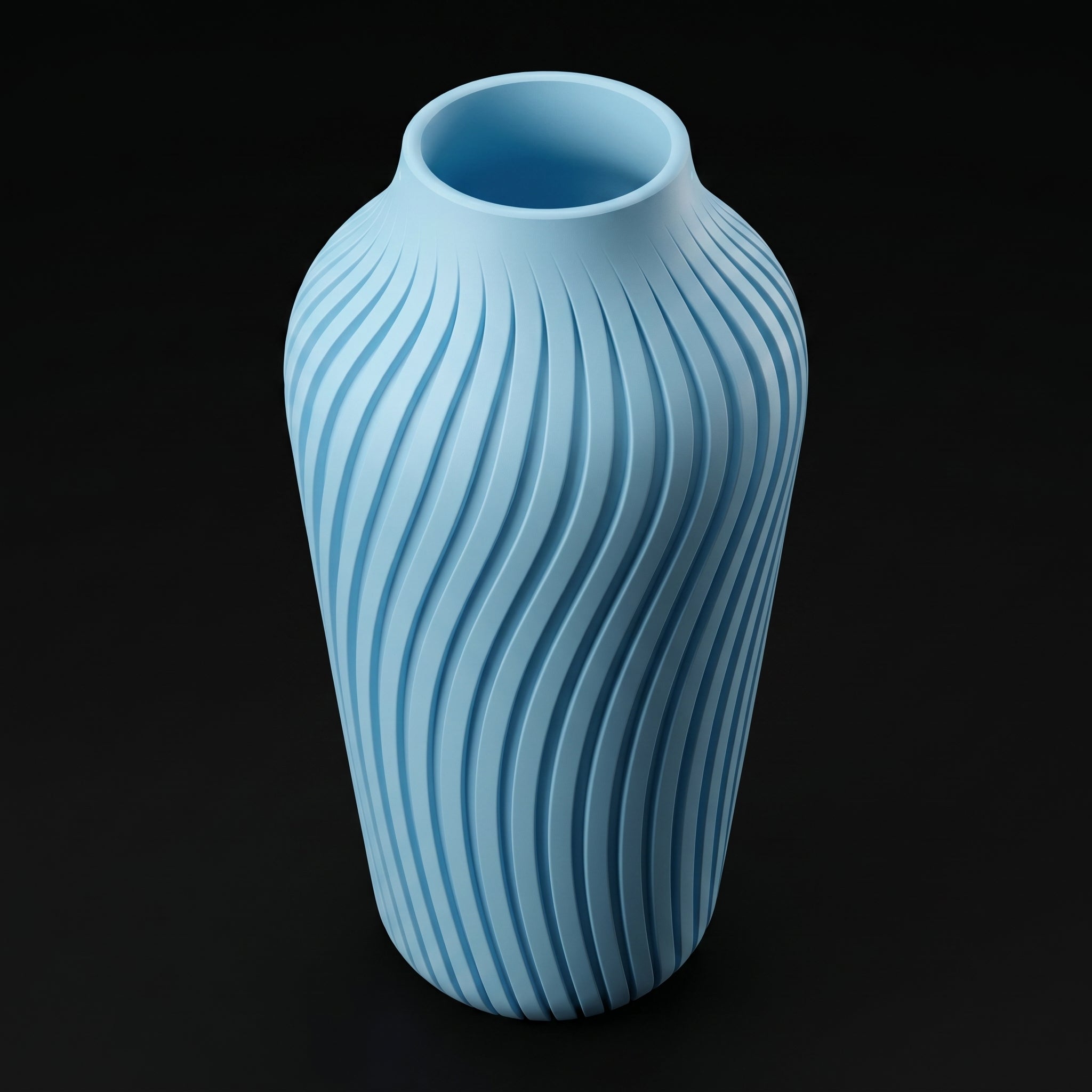 Vaso Lumina - Graceful Lines - 200mm Azul — foto 21