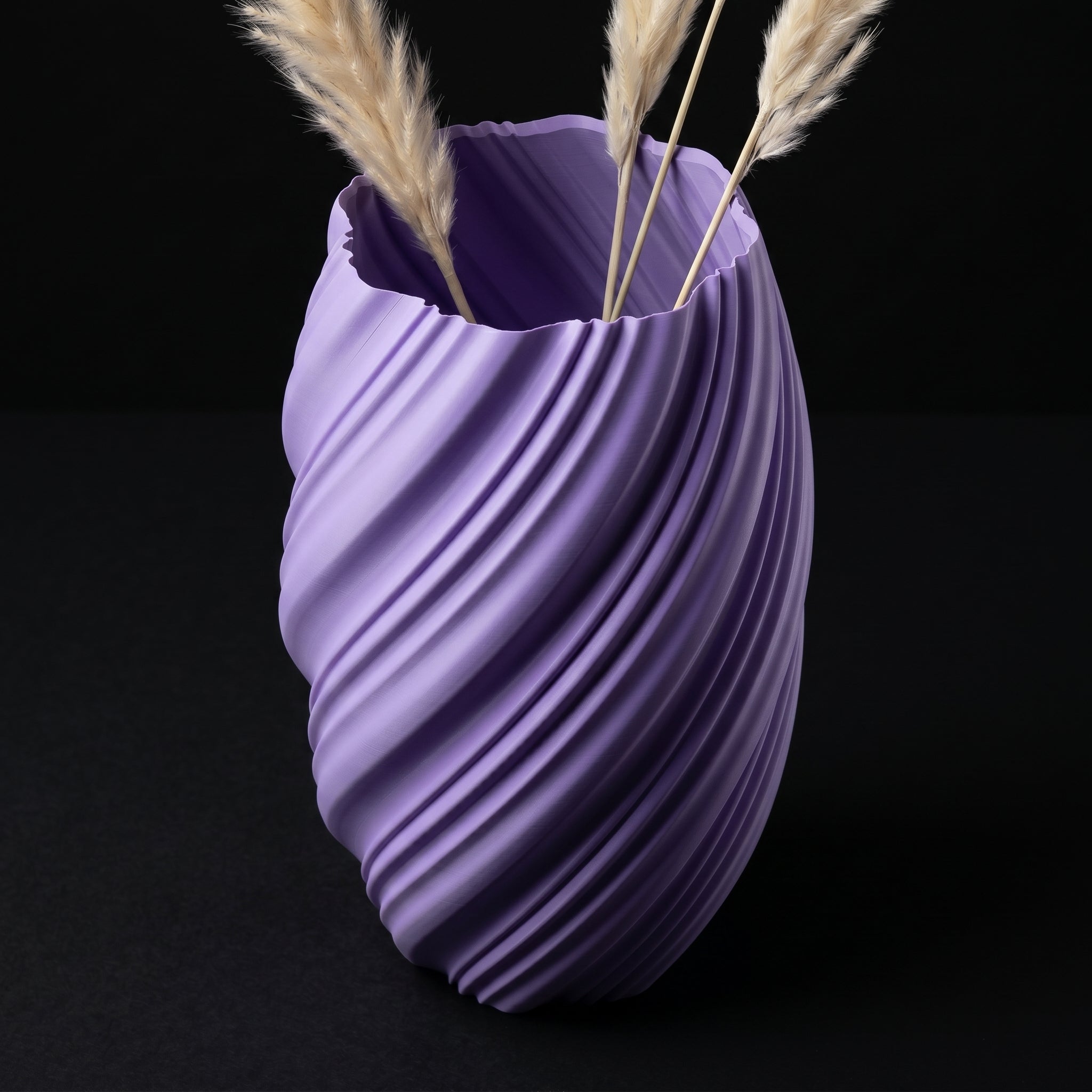 Vaso Ethereal - Sculpted Form - 248.8mm Roxo — foto 6