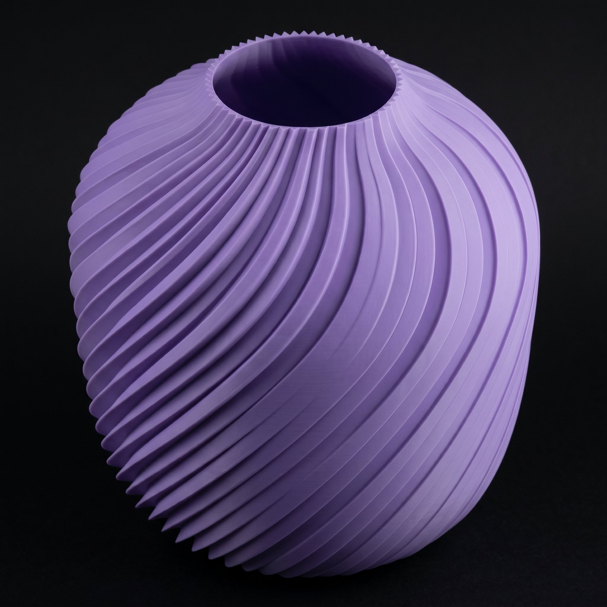 Vaso Voluta Design Curvo Roxo — foto 35