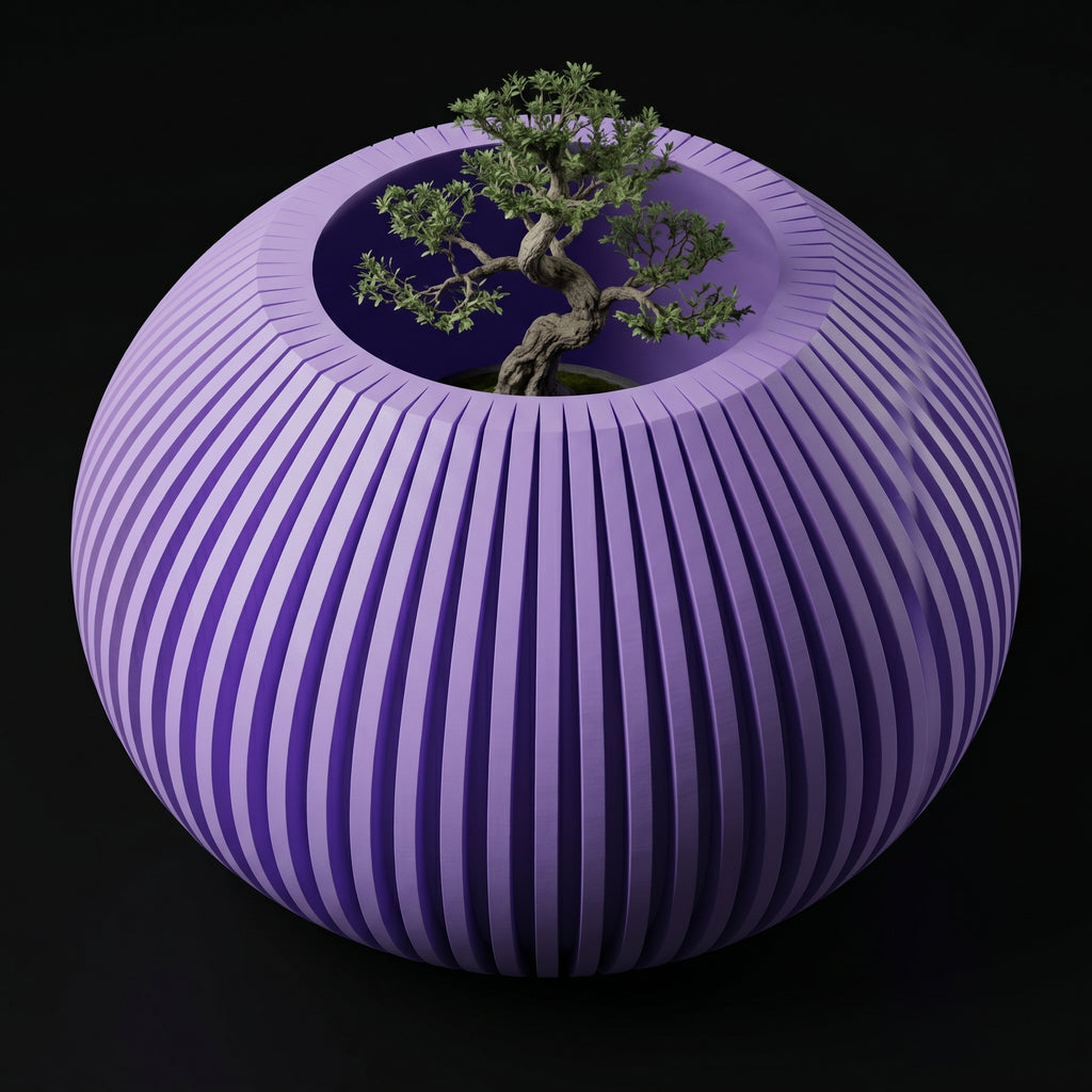 Vaso Gadvis - Textured Finish - 143.2mm Roxo — foto 3